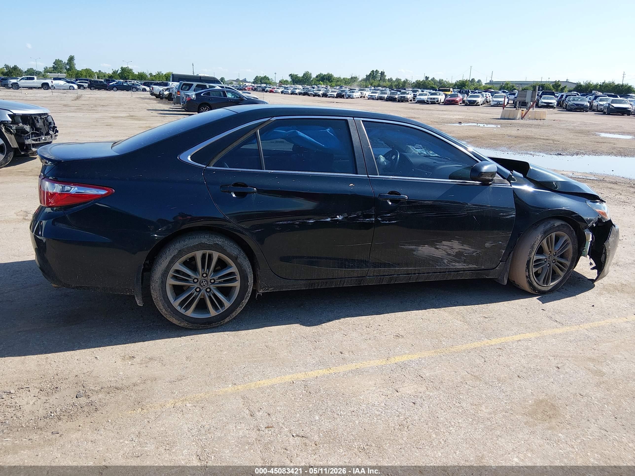 2017 Toyota Camry Se Black vin: 4T1BF1FKXHU623812