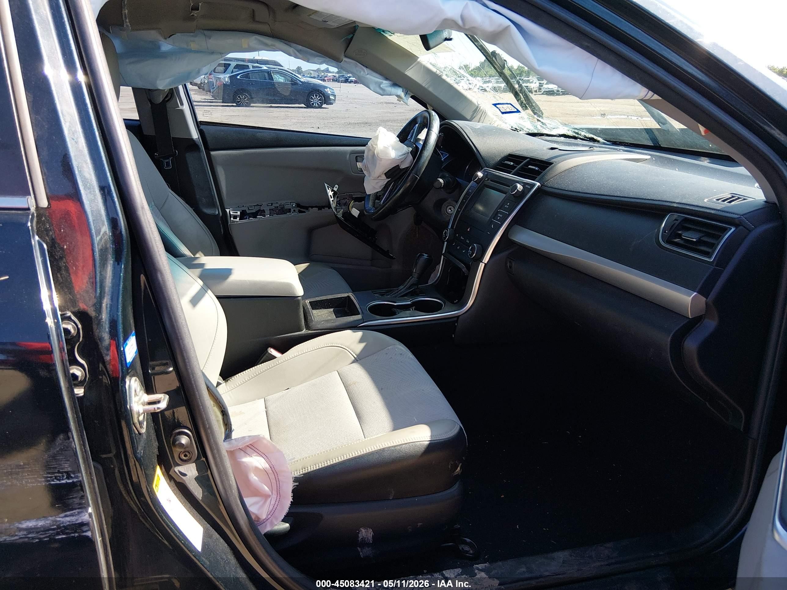 2017 Toyota Camry Se Black vin: 4T1BF1FKXHU623812