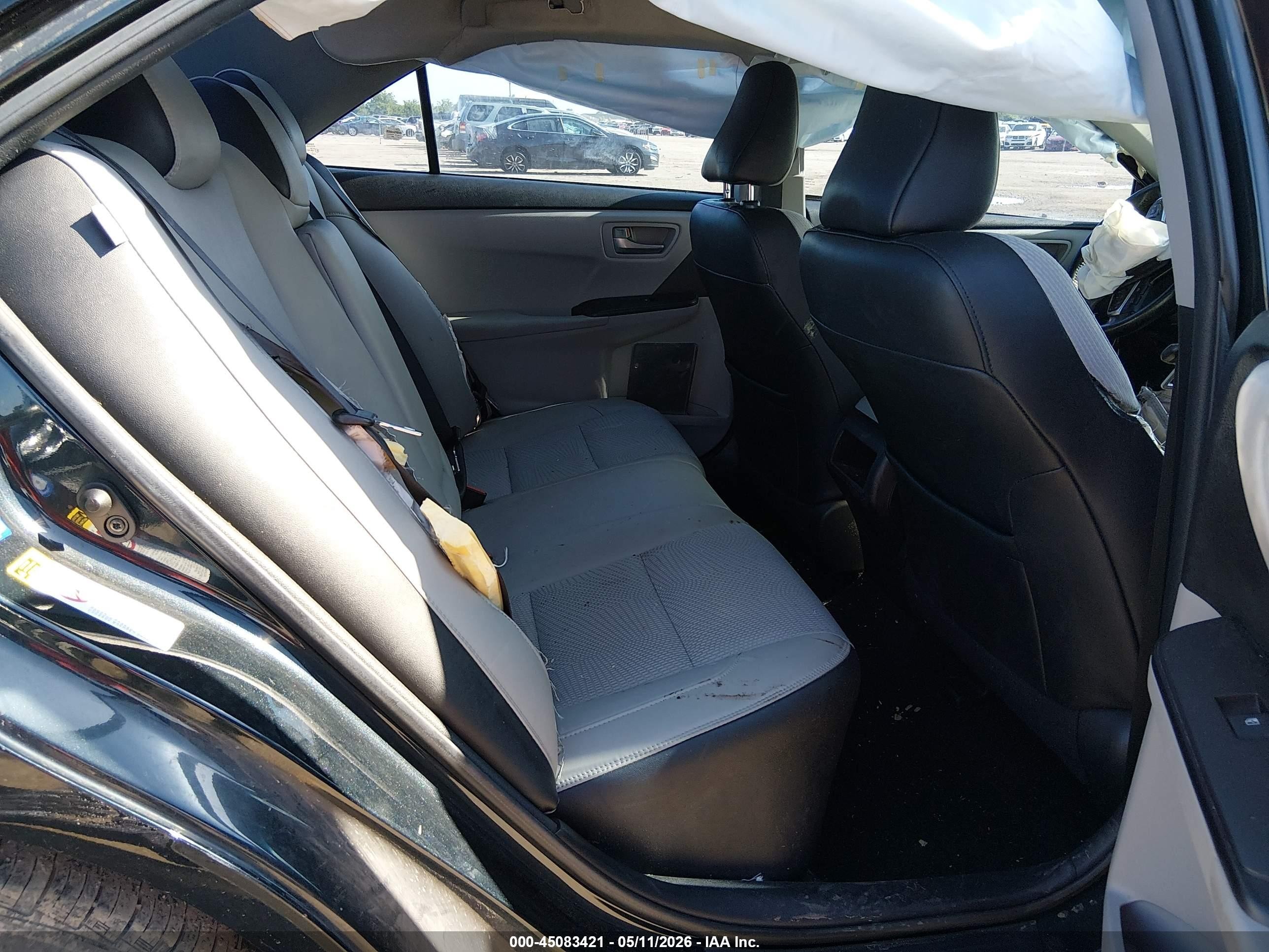 2017 Toyota Camry Se Black vin: 4T1BF1FKXHU623812