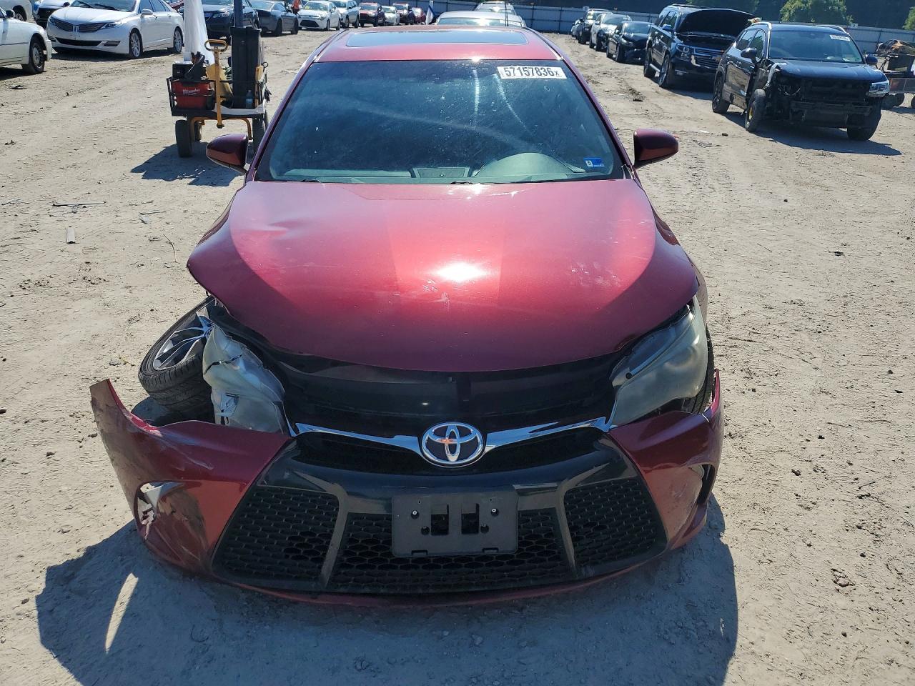 2017 Toyota Camry Xse Burgundy vin: 4T1BF1FKXHU685338
