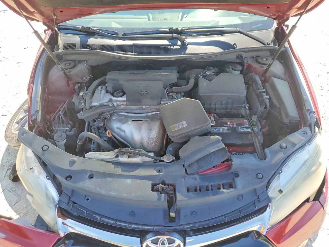 2017 Toyota Camry Xse Burgundy vin: 4T1BF1FKXHU685338