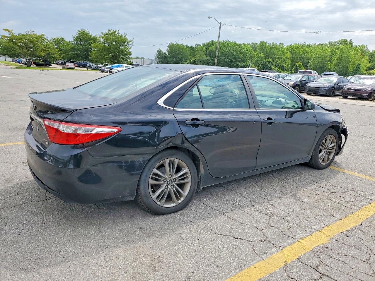 2017 Toyota Camry Se Black vin: 4T1BF1FKXHU736627