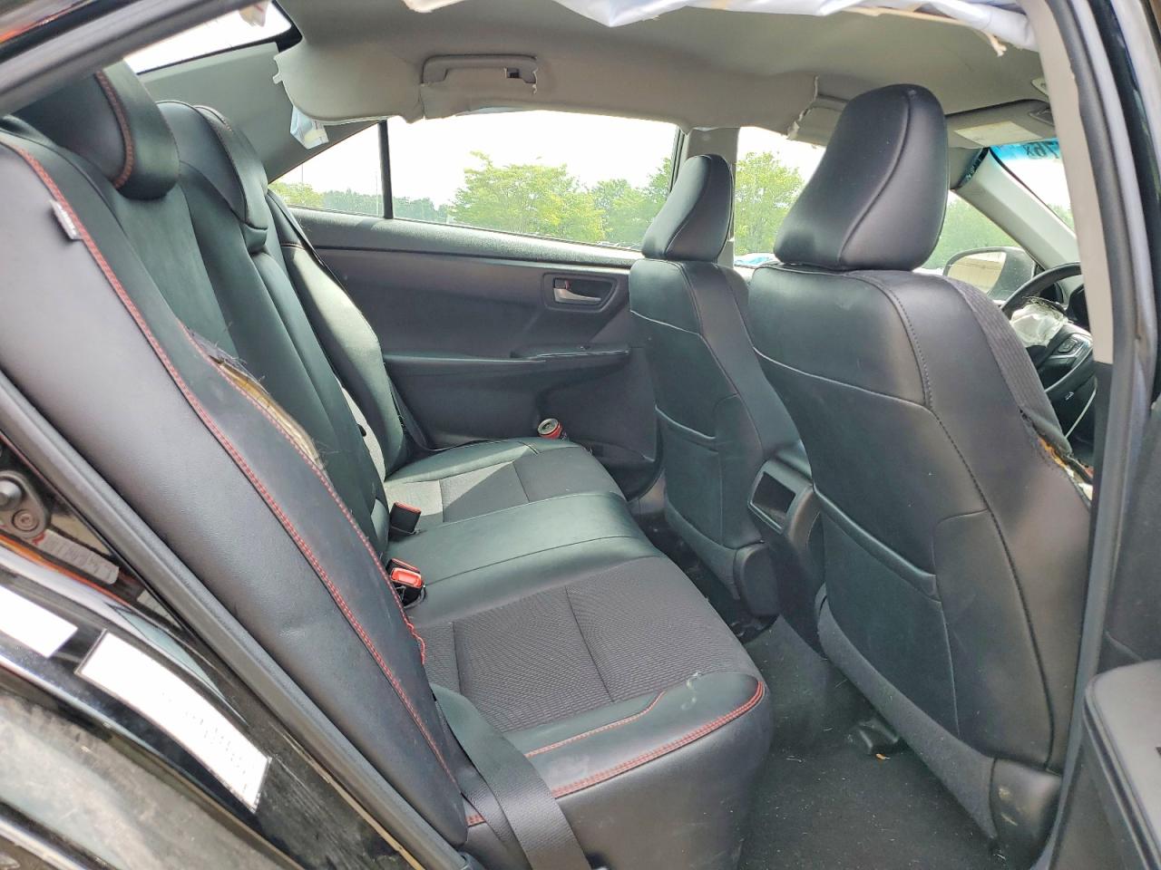 2017 Toyota Camry Se Black vin: 4T1BF1FKXHU736627