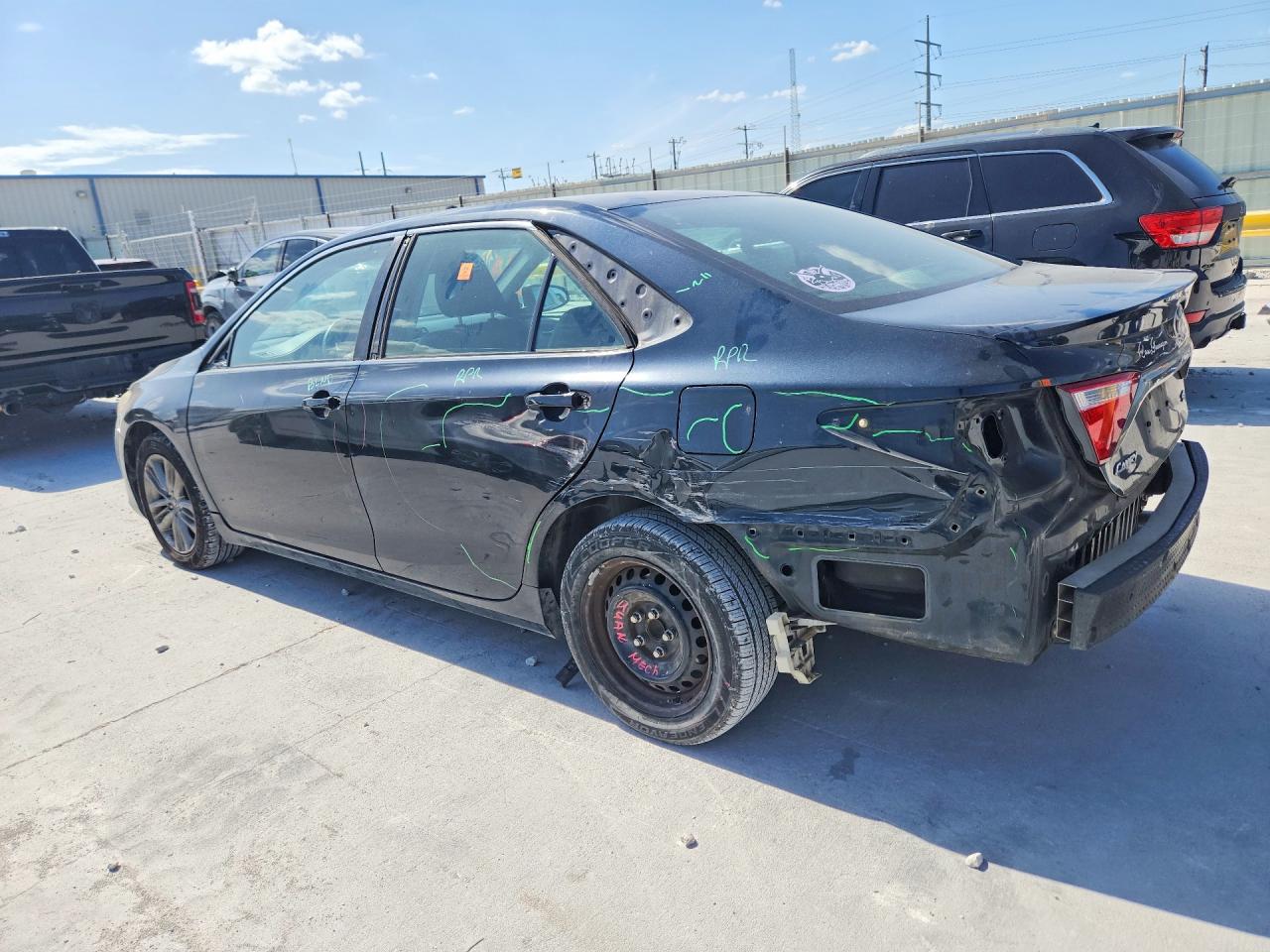 2017 Toyota Camry Se Black vin: 4T1BF1FKXHU746669