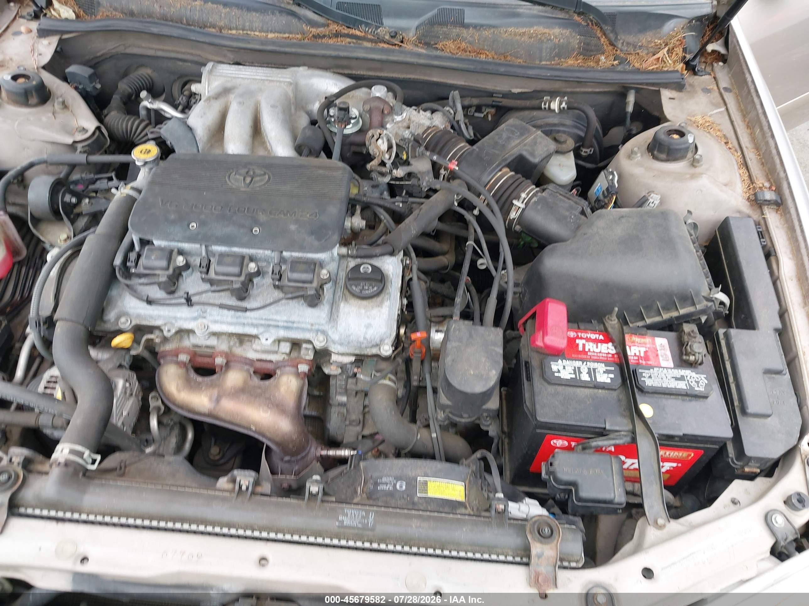 2001 Toyota Camry Le V6 Gold vin: 4T1BF22K01U963536