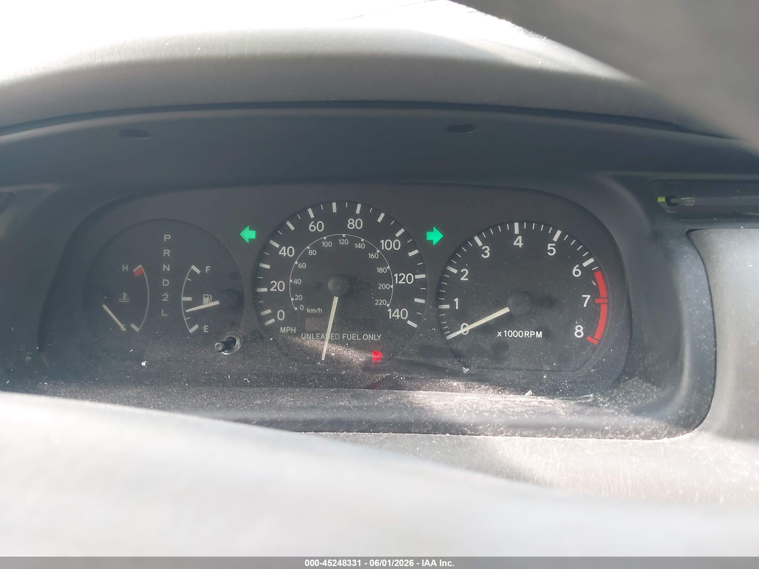 1997 Toyota Camry Le V6 Silver vin: 4T1BF22K0VU001243