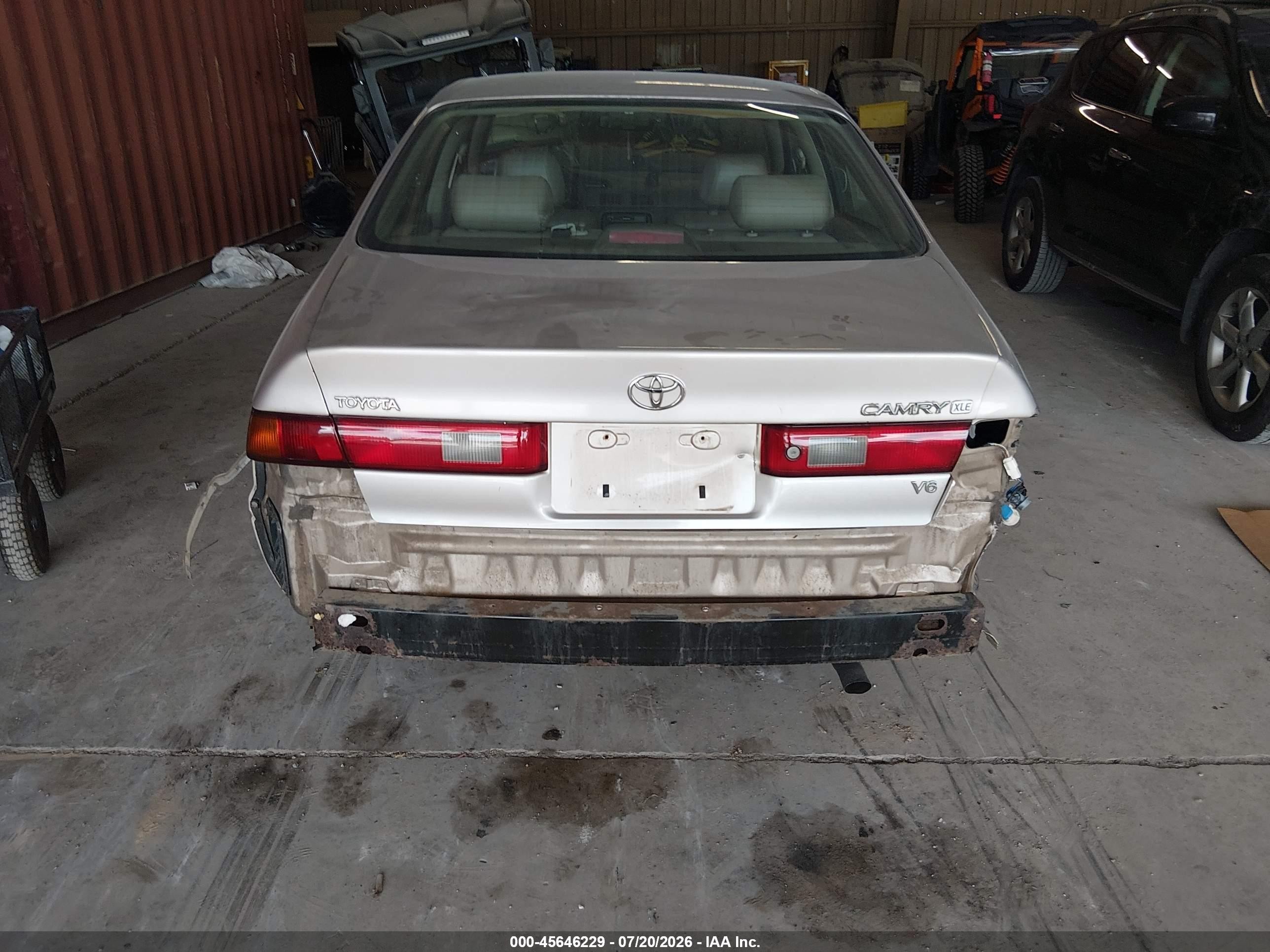 1997 Toyota Camry Xle V6 Silver vin: 4T1BF22K0VU029964