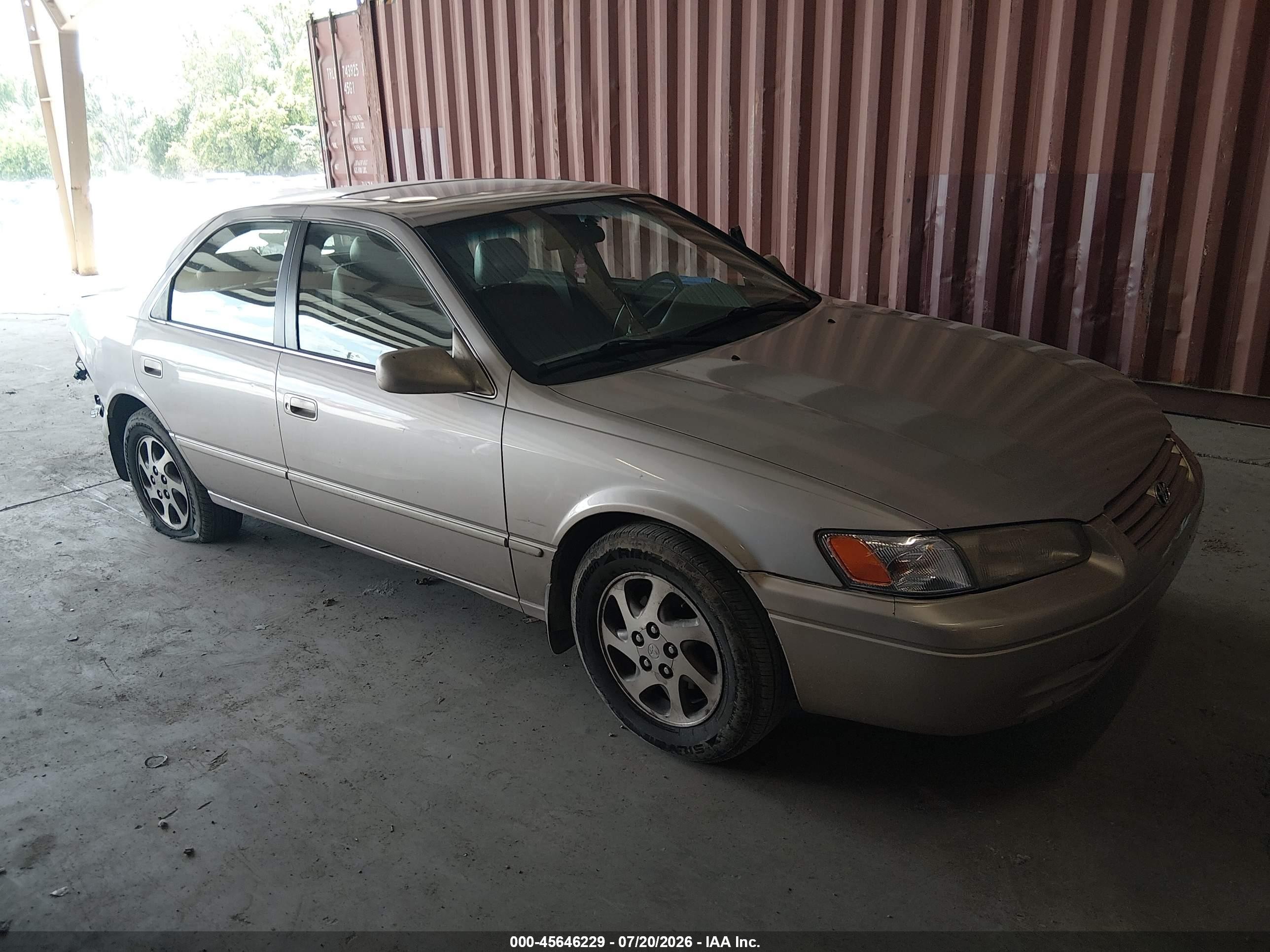 1997 Toyota Camry Xle V6 Silver vin: 4T1BF22K0VU029964