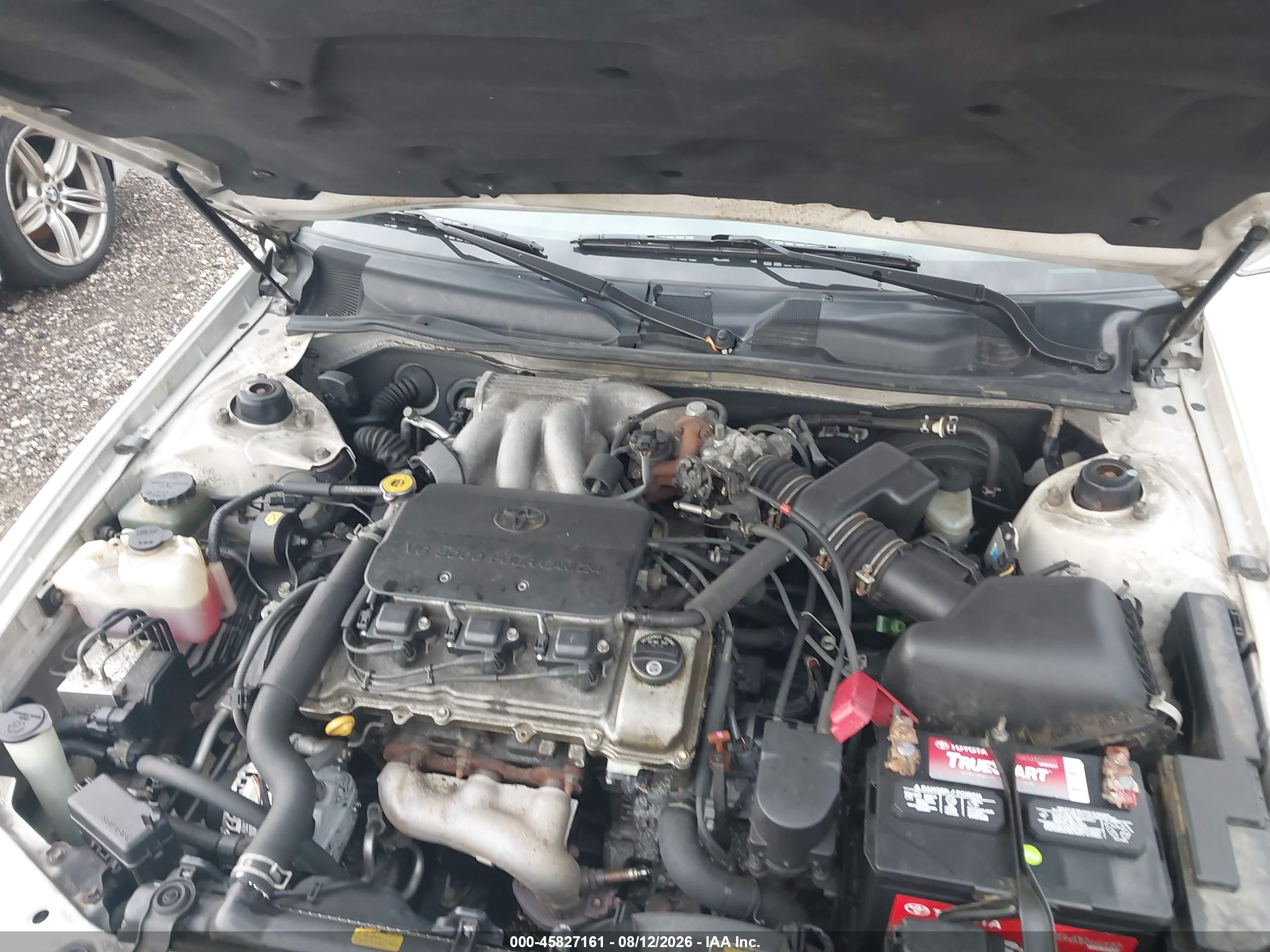 2000 Toyota Camry Le V6 White vin: 4T1BF22K0YU942129