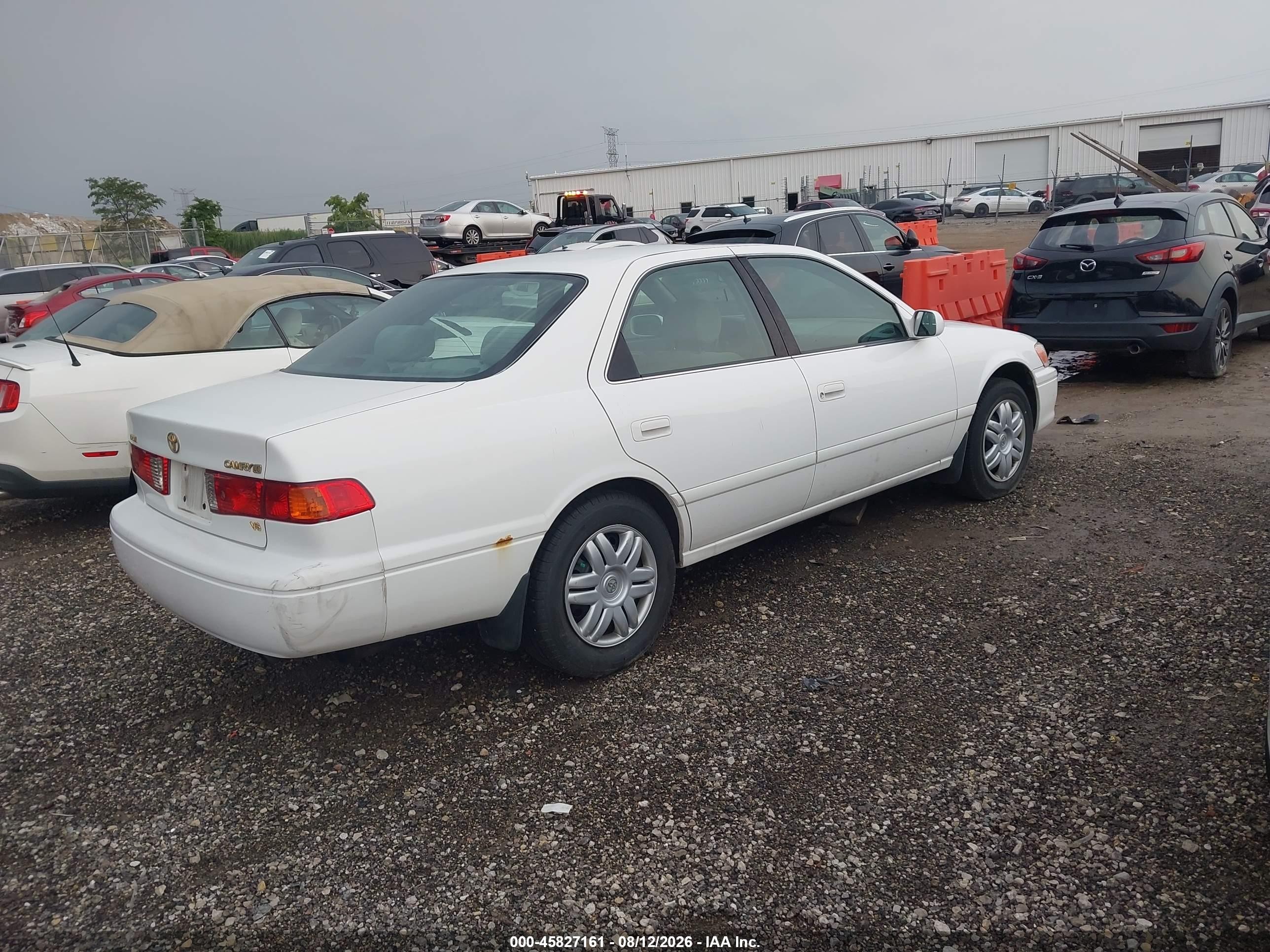 2000 Toyota Camry Le V6 White vin: 4T1BF22K0YU942129