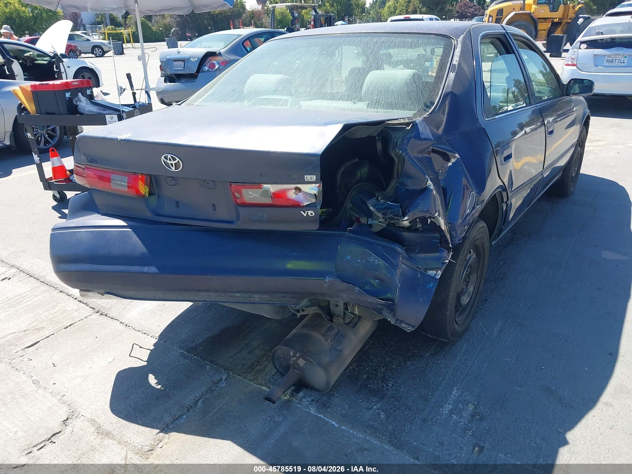 1997 Toyota Camry Le V6 Blue vin: 4T1BF22K3VU911680