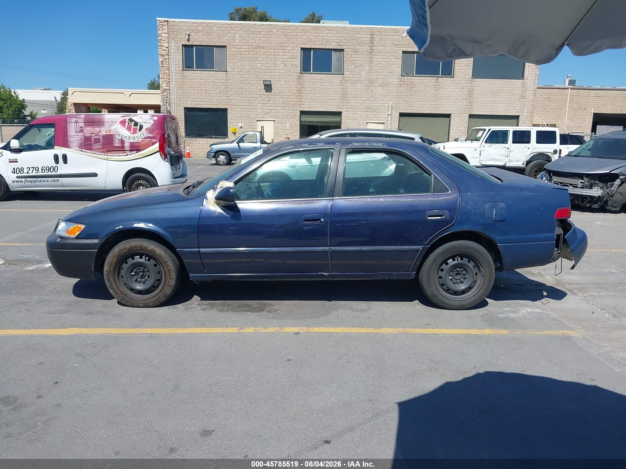1997 Toyota Camry Le V6 Blue vin: 4T1BF22K3VU911680