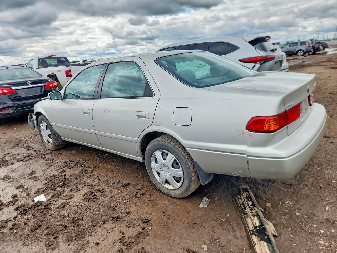 2000 Toyota Camry Le V6 Серый vin: 4T1BF22K3YU108159