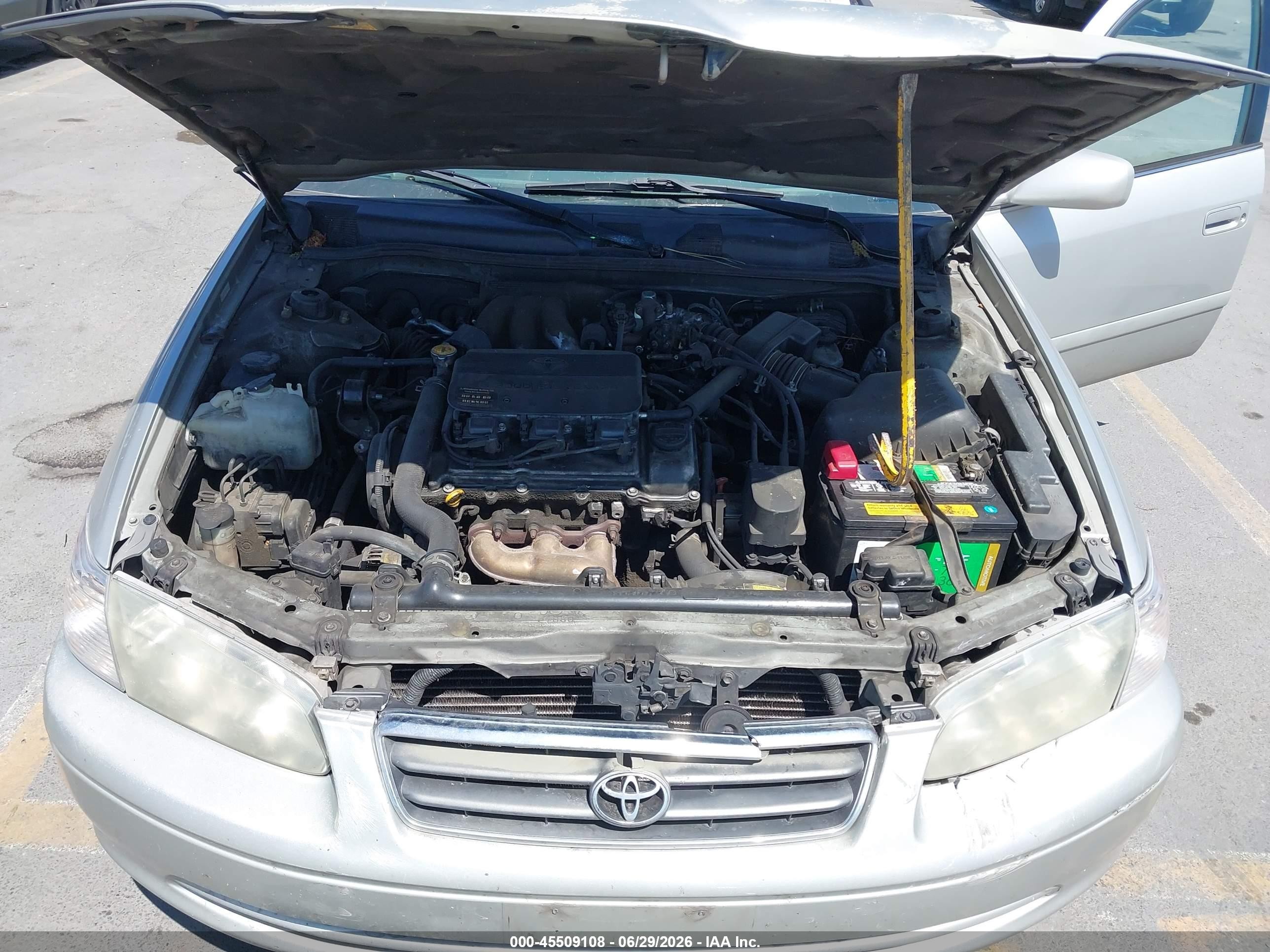 2001 Toyota Camry Le V6 Silver vin: 4T1BF22K41U127616