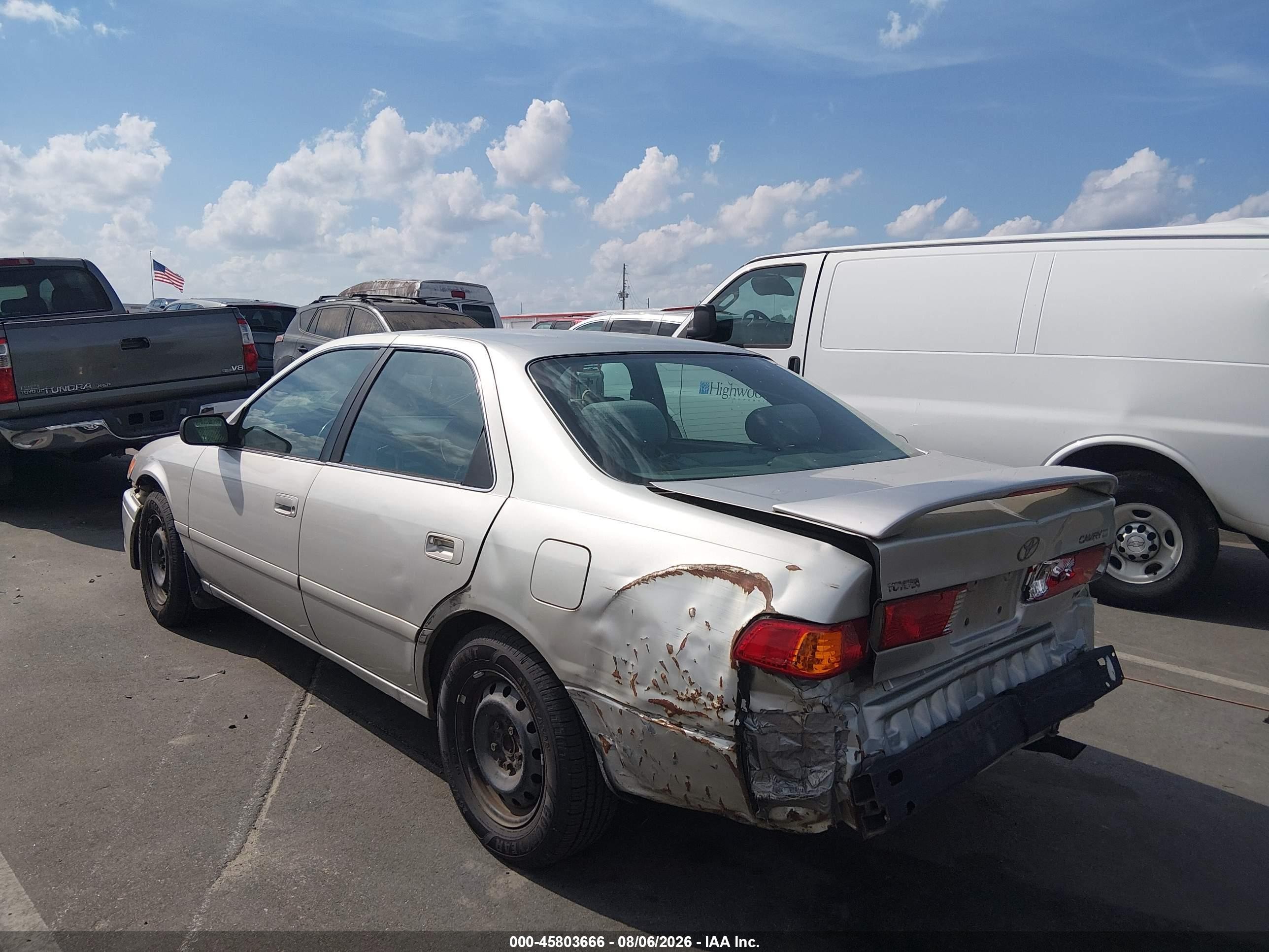 2000 Toyota Camry Le V6 Silver vin: 4T1BF22K4YU099326