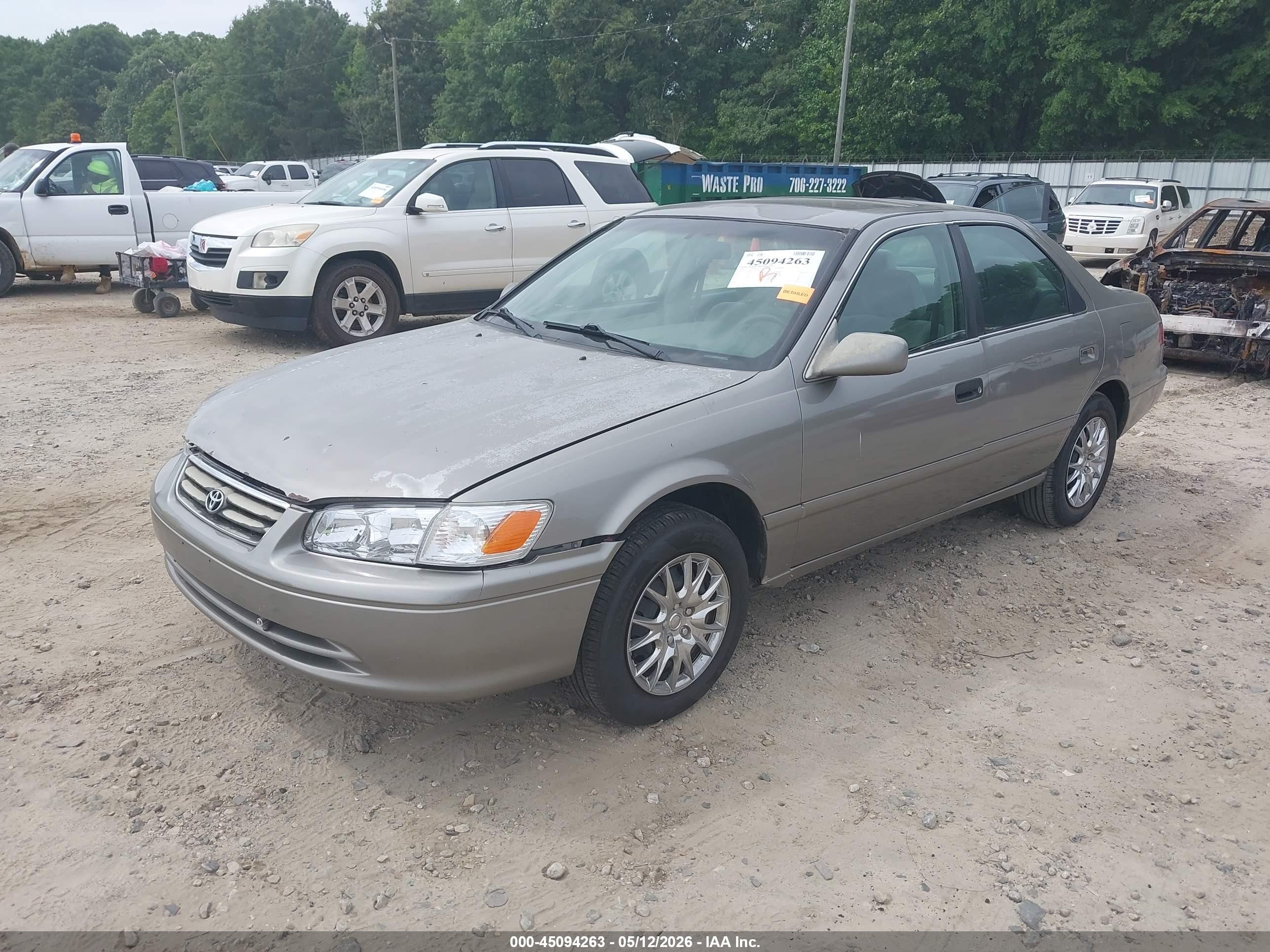 2001 Toyota Camry Le V6 Gray vin: 4T1BF22K51U122764