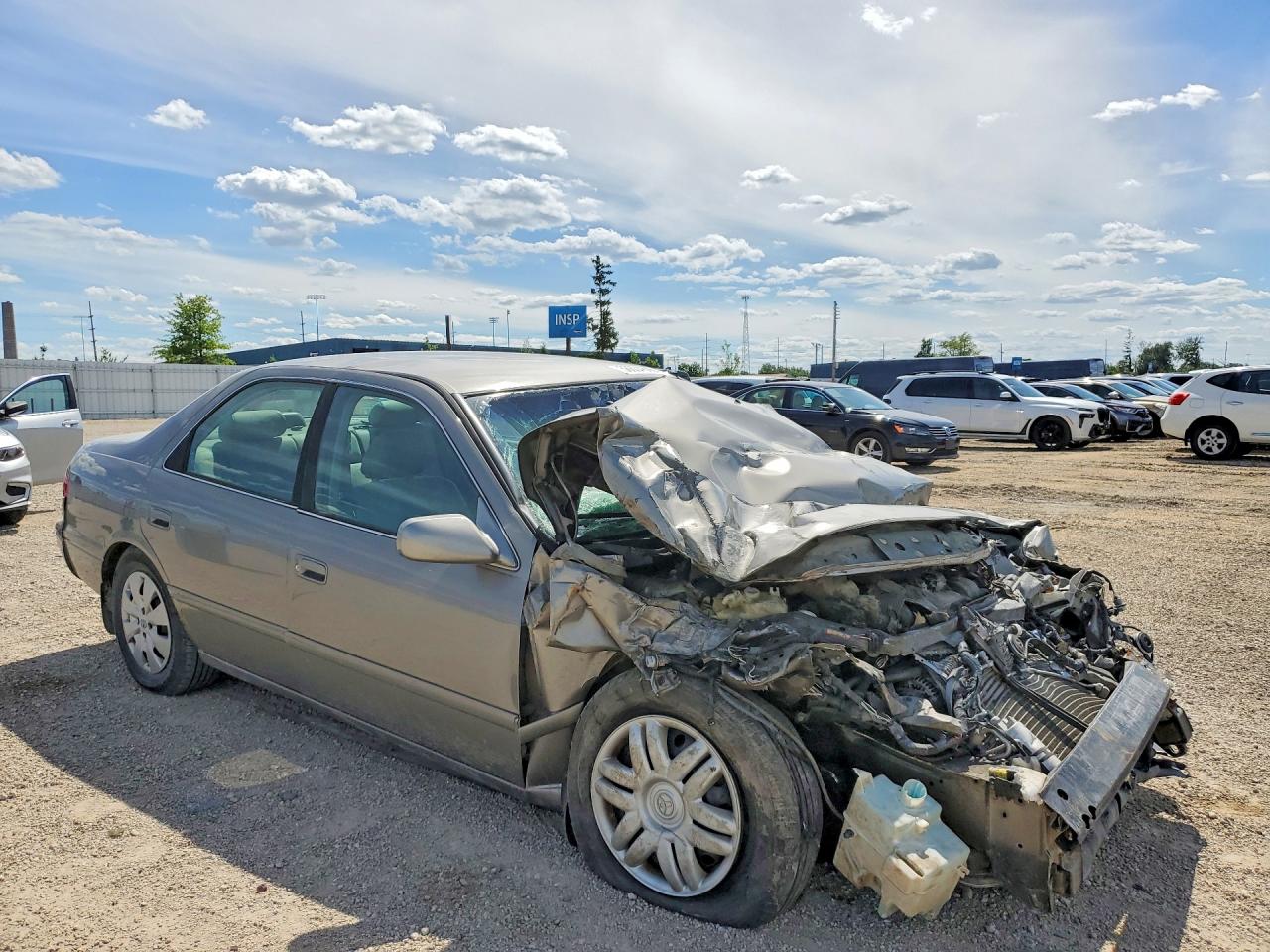 2001 Toyota Camry Le V6 Желто-коричневый vin: 4T1BF22K71U116142
