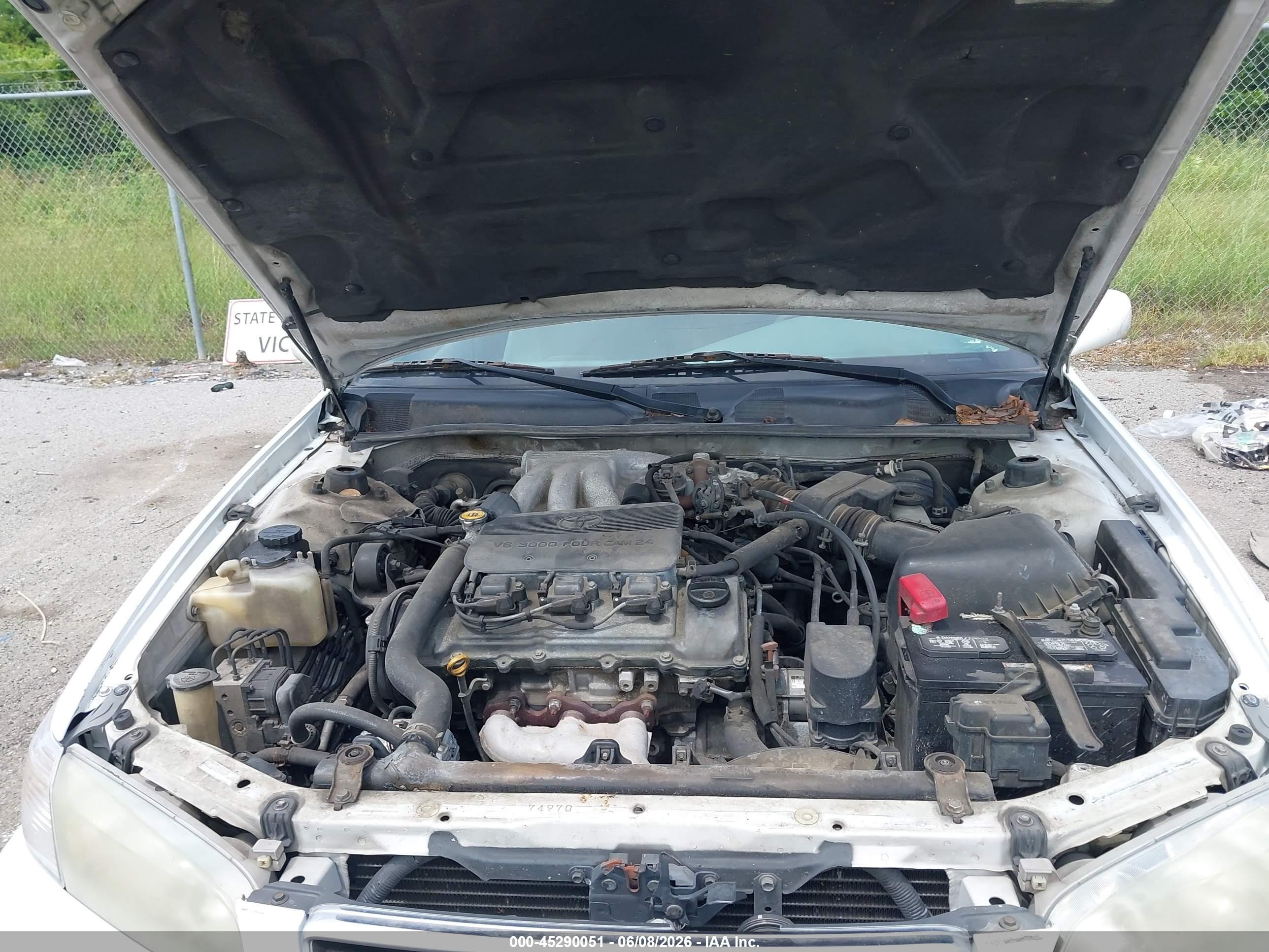 2000 Toyota Camry Le V6 Белый vin: 4T1BF22K7YU948574