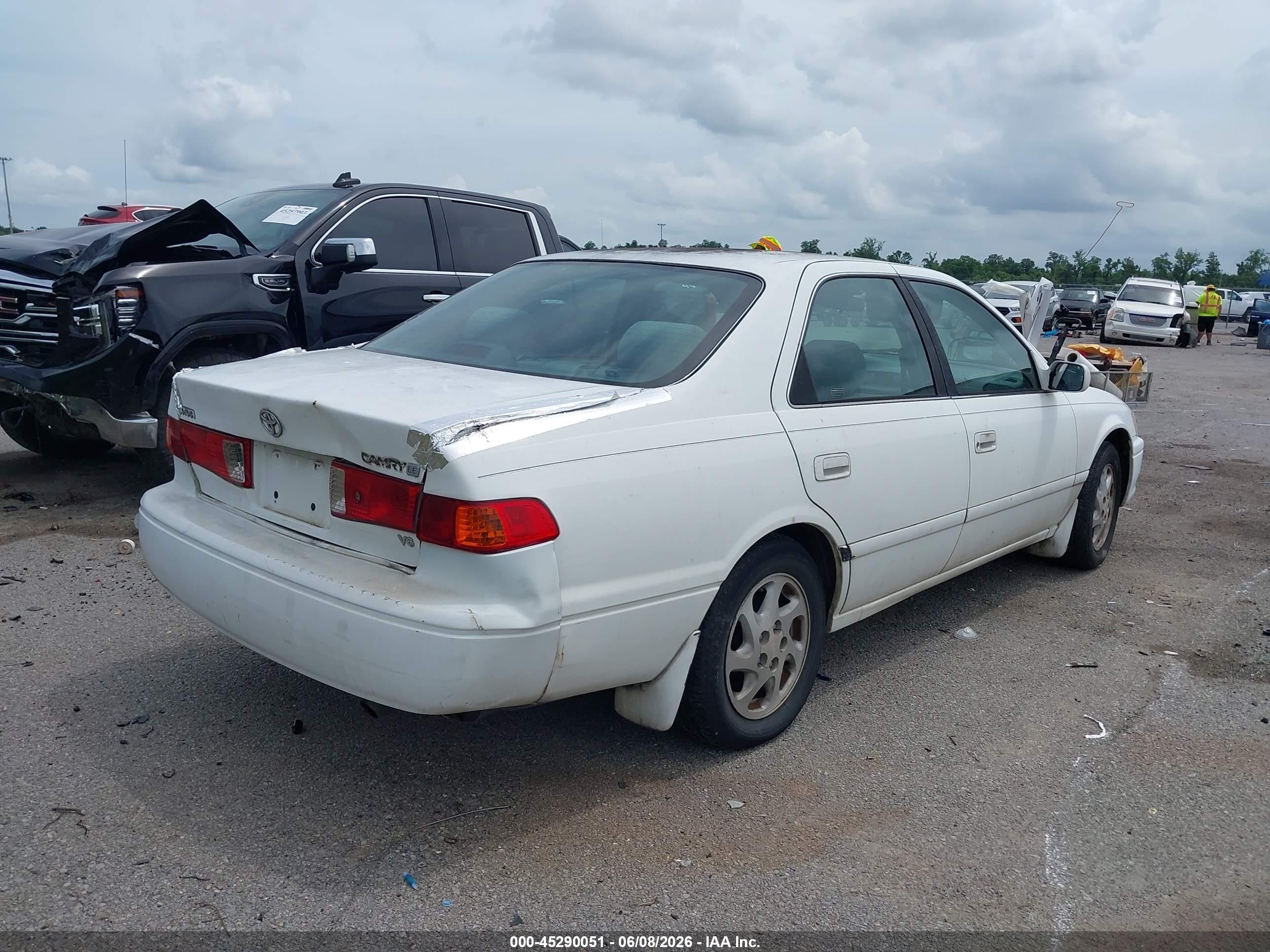 2000 Toyota Camry Le V6 Белый vin: 4T1BF22K7YU948574