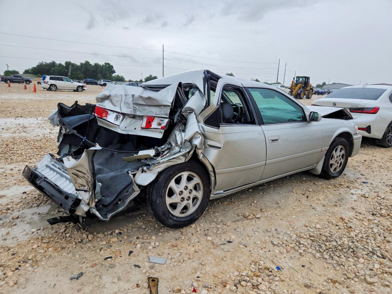 2001 Toyota Camry Le V6 Silver vin: 4T1BF22K81U959489