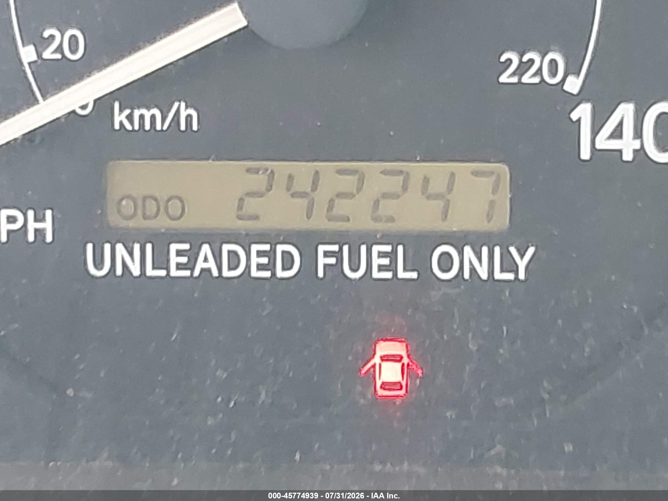 1997 Toyota Camry Le V6 Red vin: 4T1BF22K8VU019943