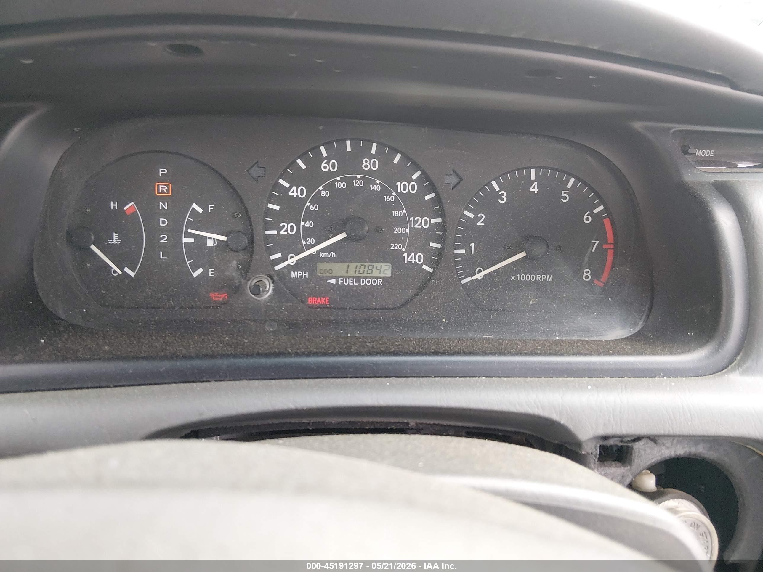 2001 Toyota Camry Le V6 Brown vin: 4T1BF22K91U125960