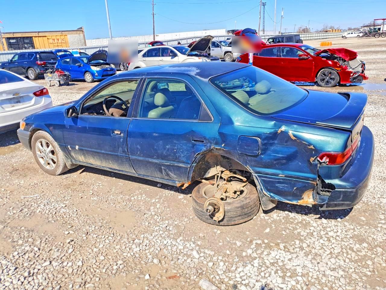 1997 Toyota Camry Le V6 Teal vin: 4T1BF22KXVU035979