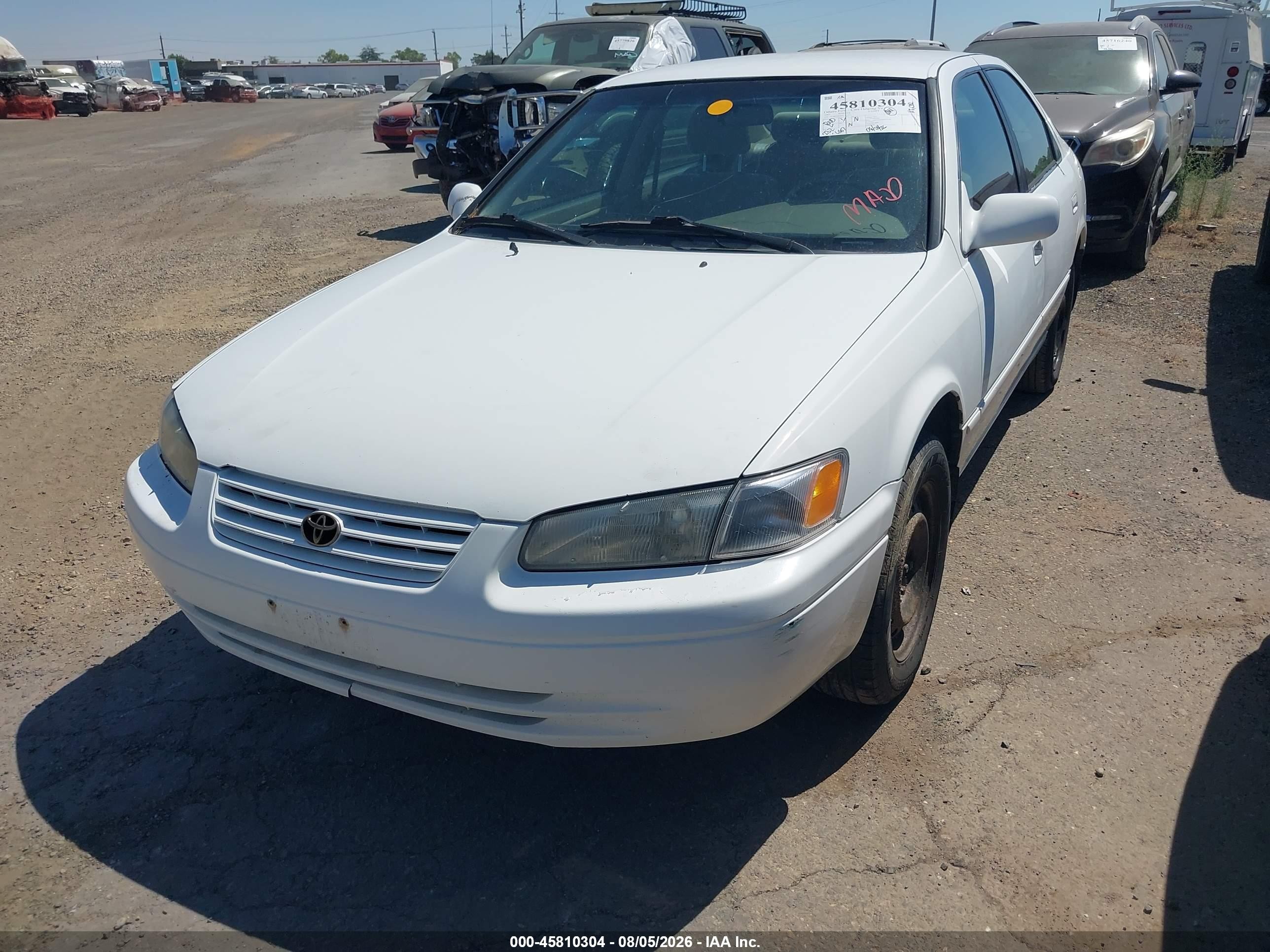 1997 Toyota Camry Le V6 Белый vin: 4T1BF22KXVU902975