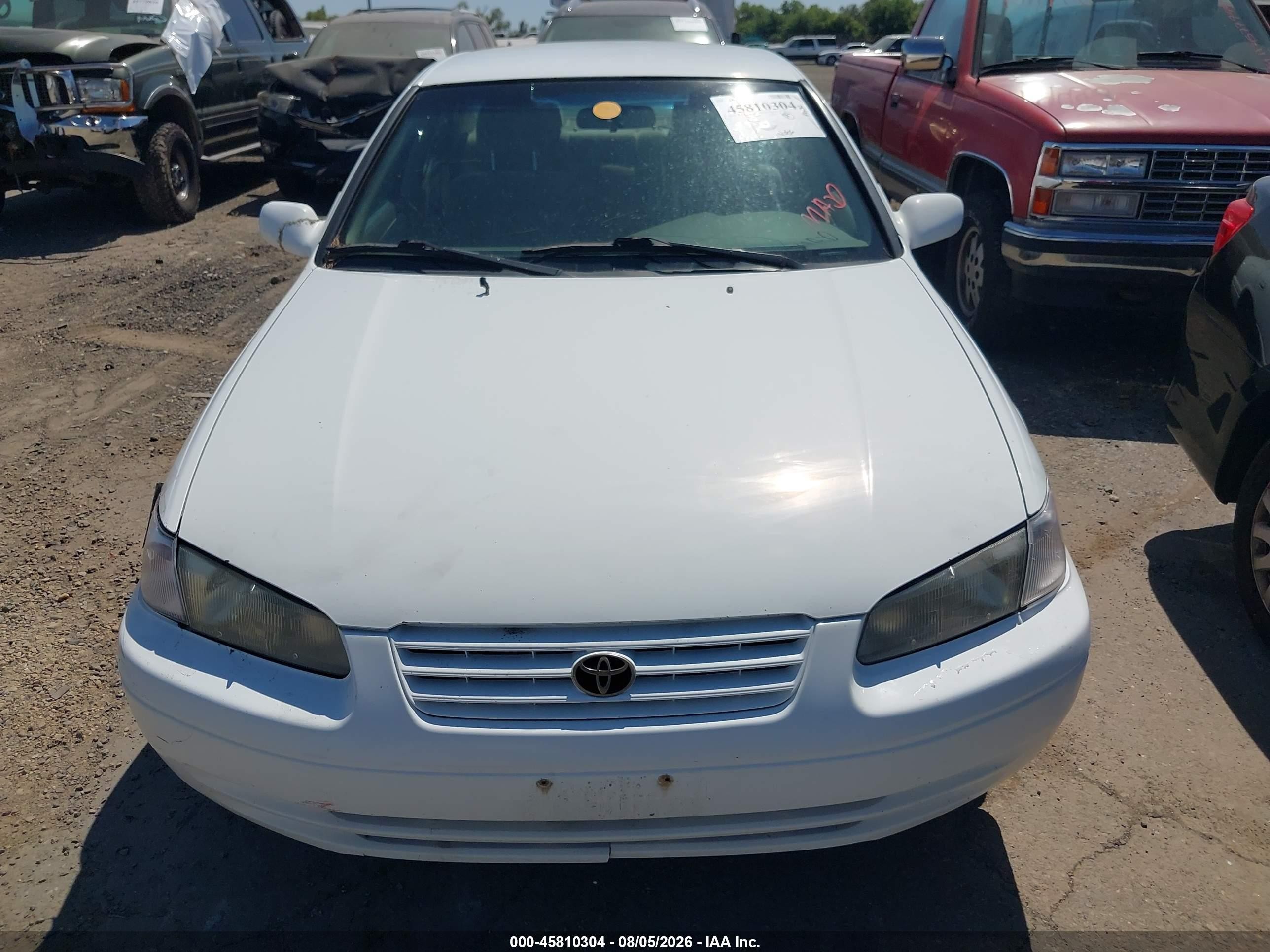 1997 Toyota Camry Le V6 Белый vin: 4T1BF22KXVU902975