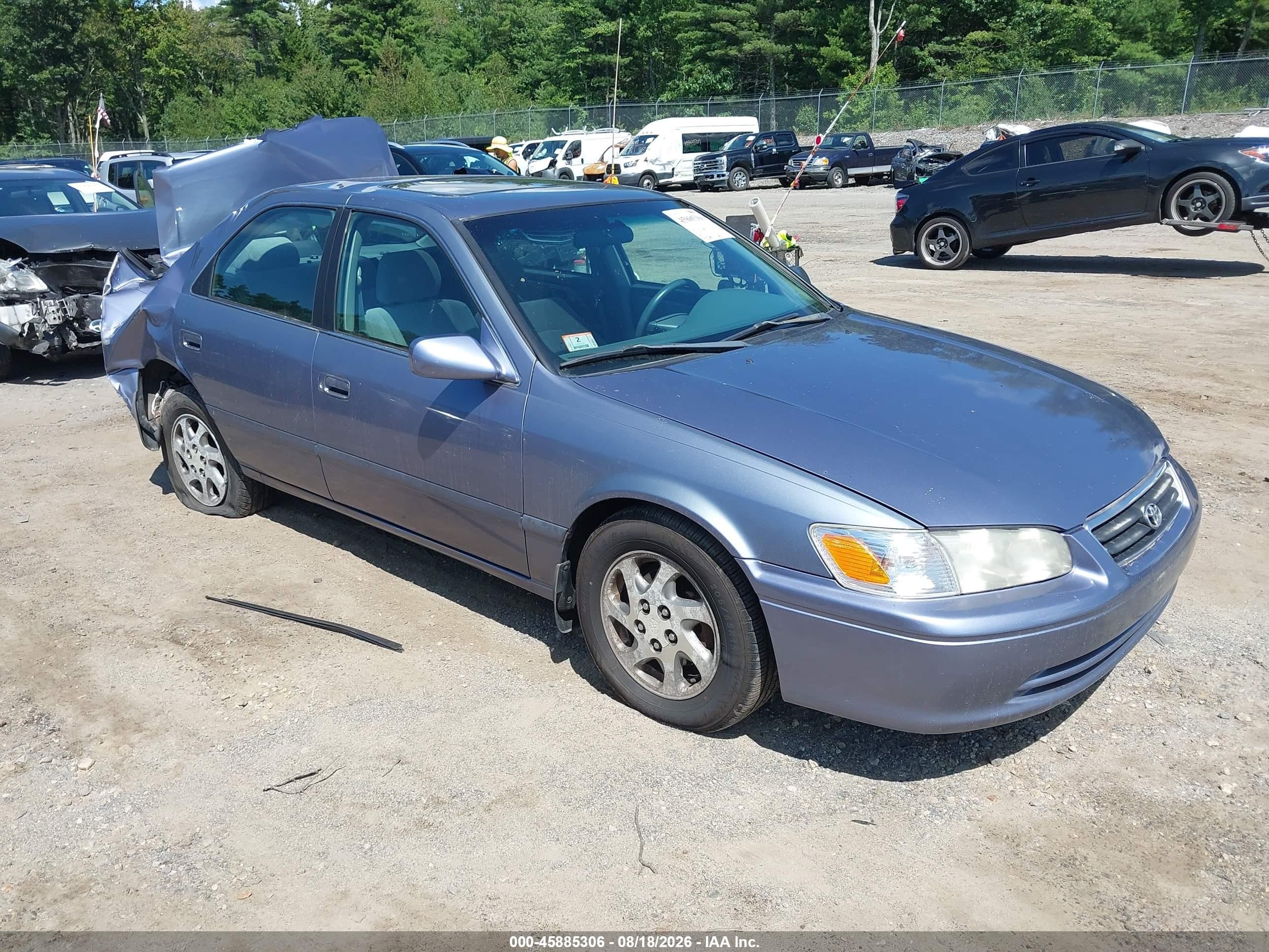 2000 Toyota Camry Le V6 Blue vin: 4T1BF22KXYU097760