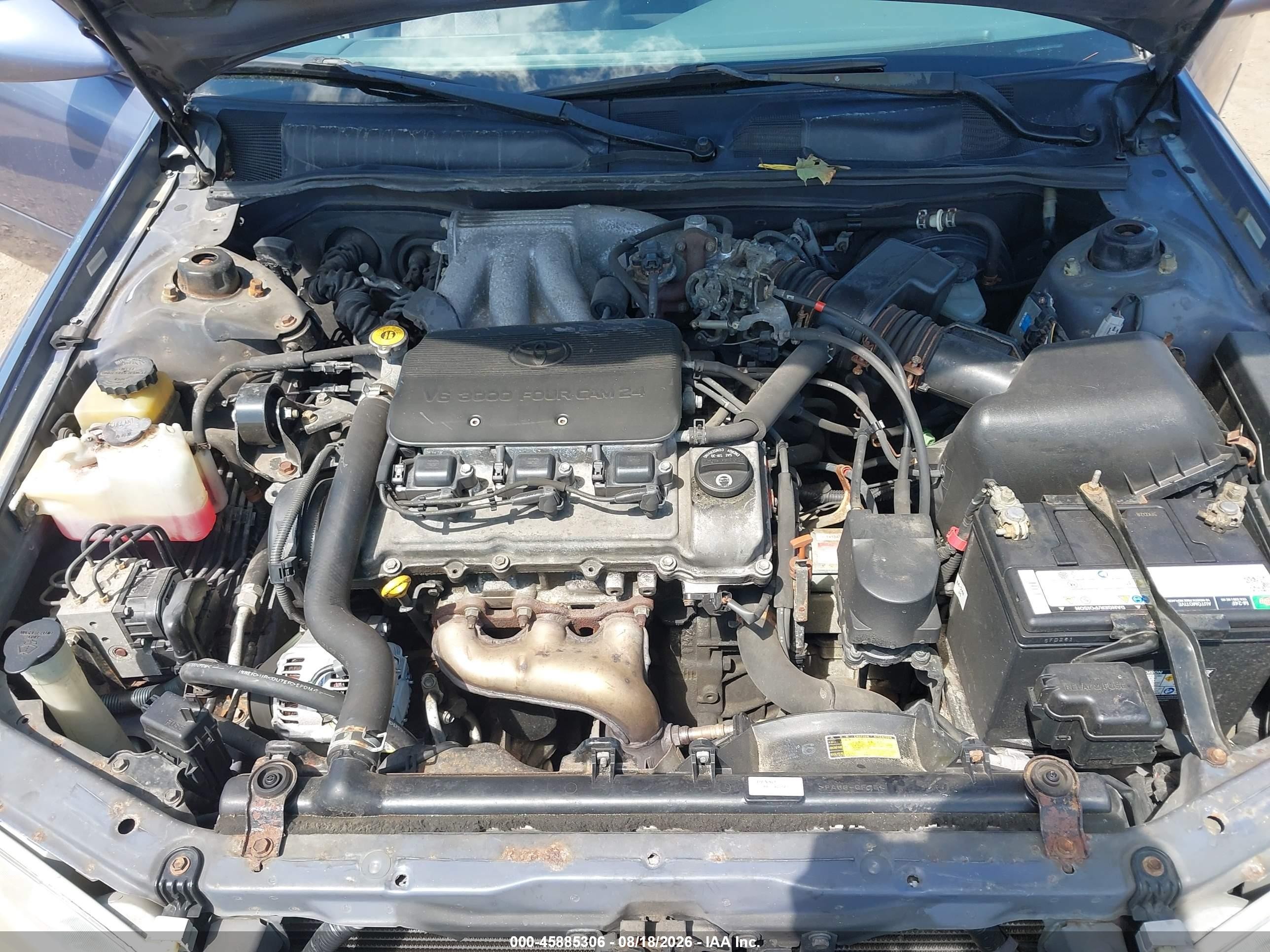 2000 Toyota Camry Le V6 Blue vin: 4T1BF22KXYU097760