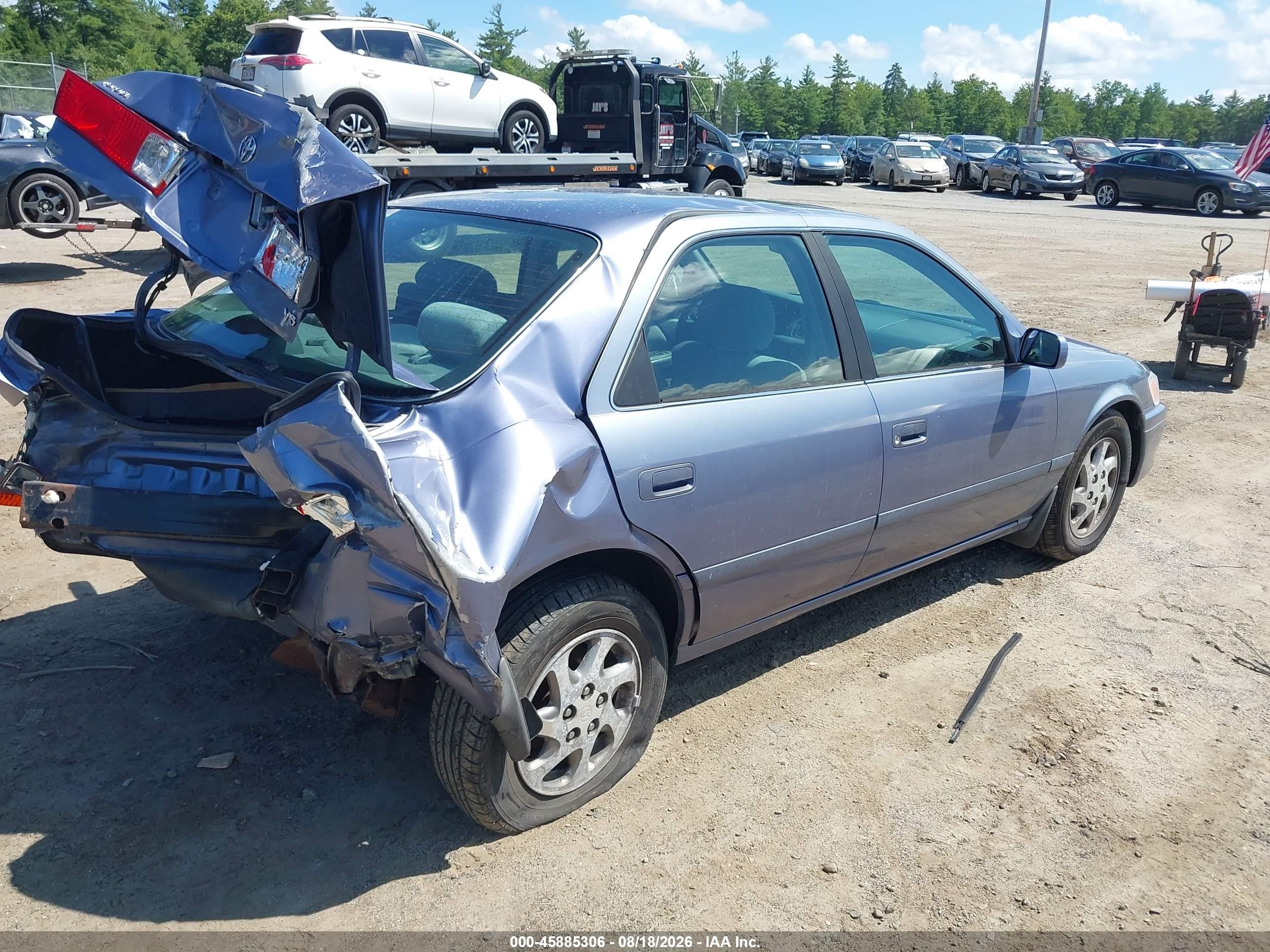 2000 Toyota Camry Le V6 Blue vin: 4T1BF22KXYU097760
