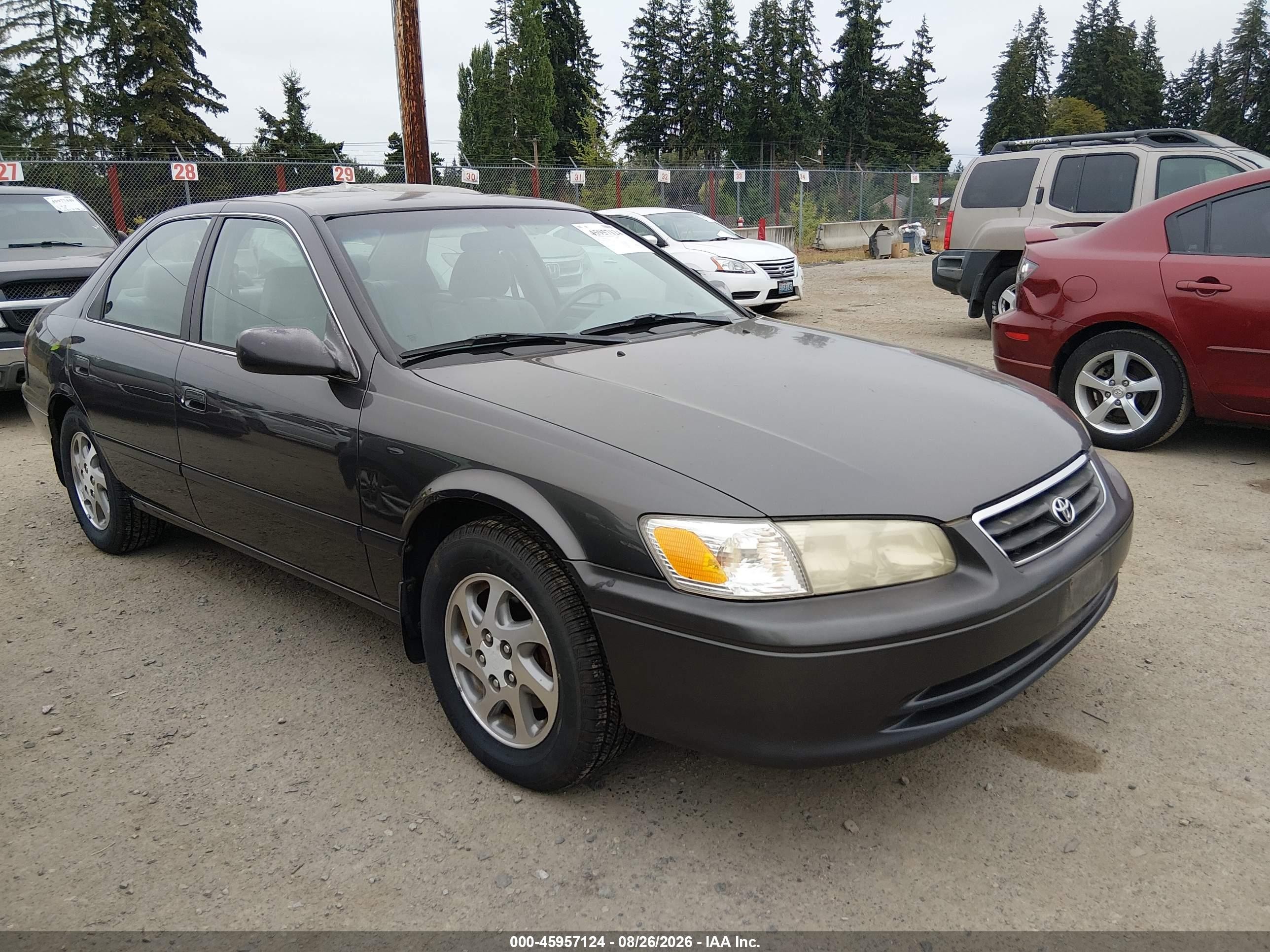 2000 Toyota Camry Le V6 Серый vin: 4T1BF22KXYU938606