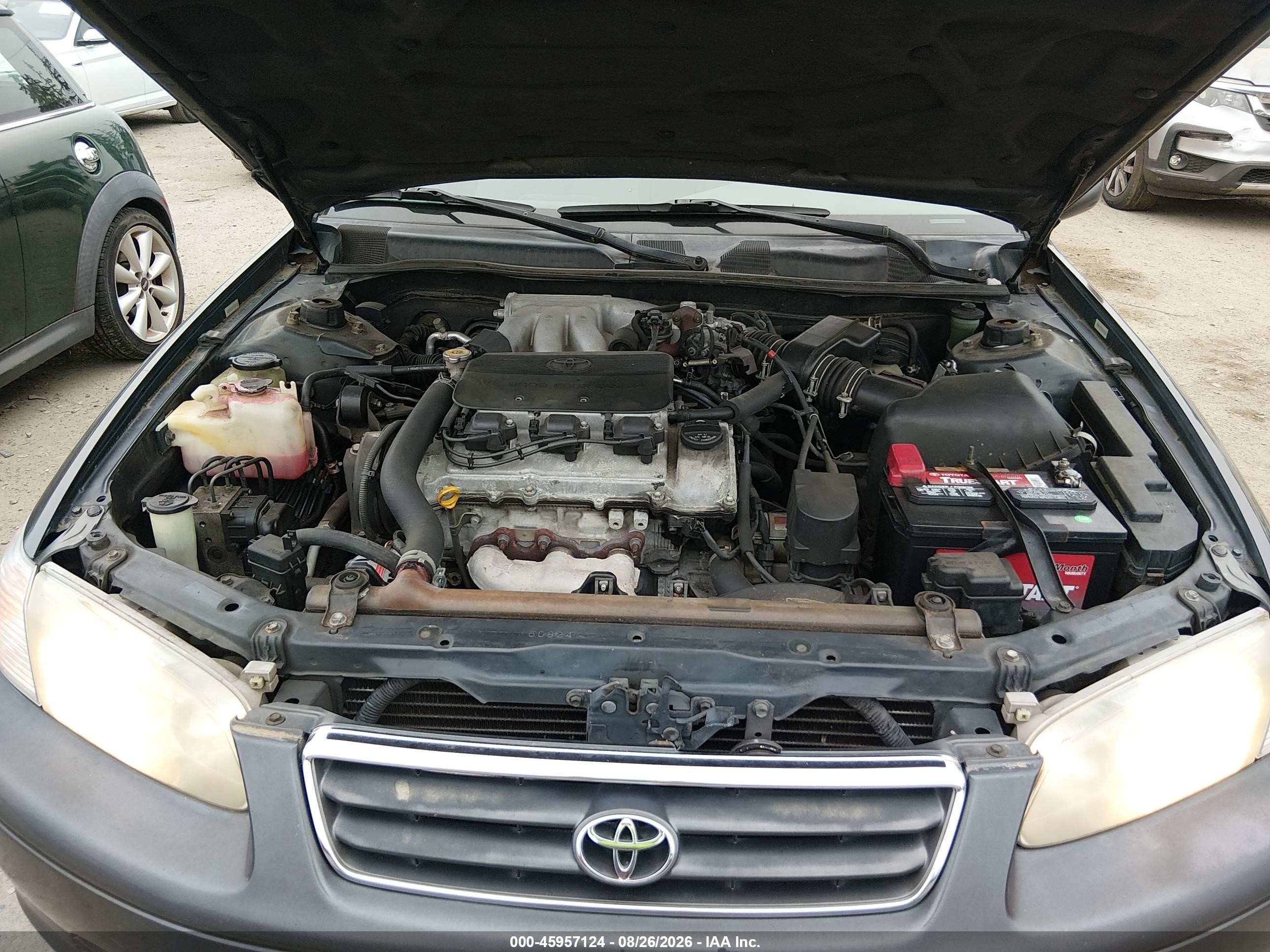 2000 Toyota Camry Le V6 Серый vin: 4T1BF22KXYU938606