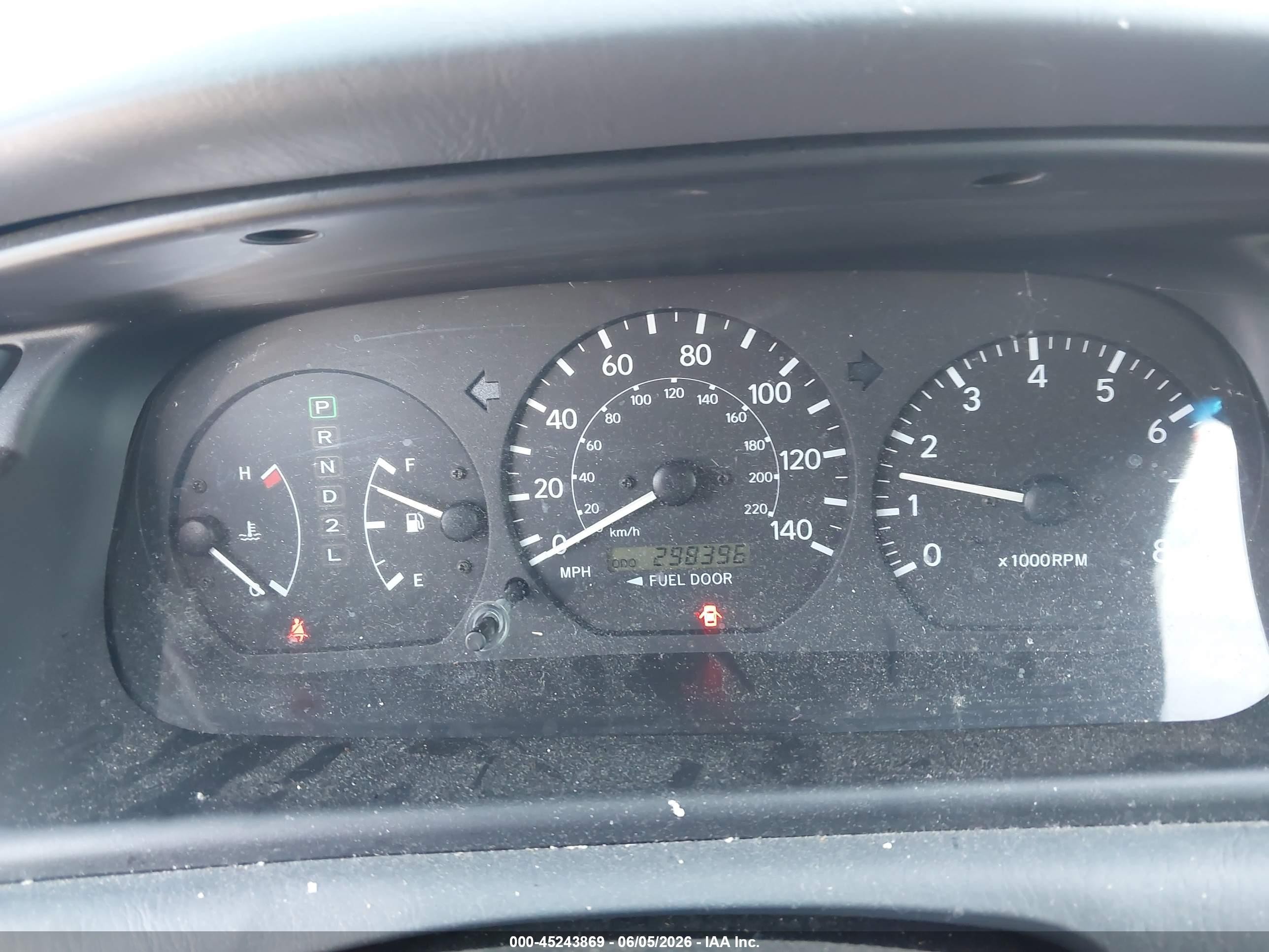 2000 Toyota Camry Le V6 Black vin: 4T1BF22KXYU943014