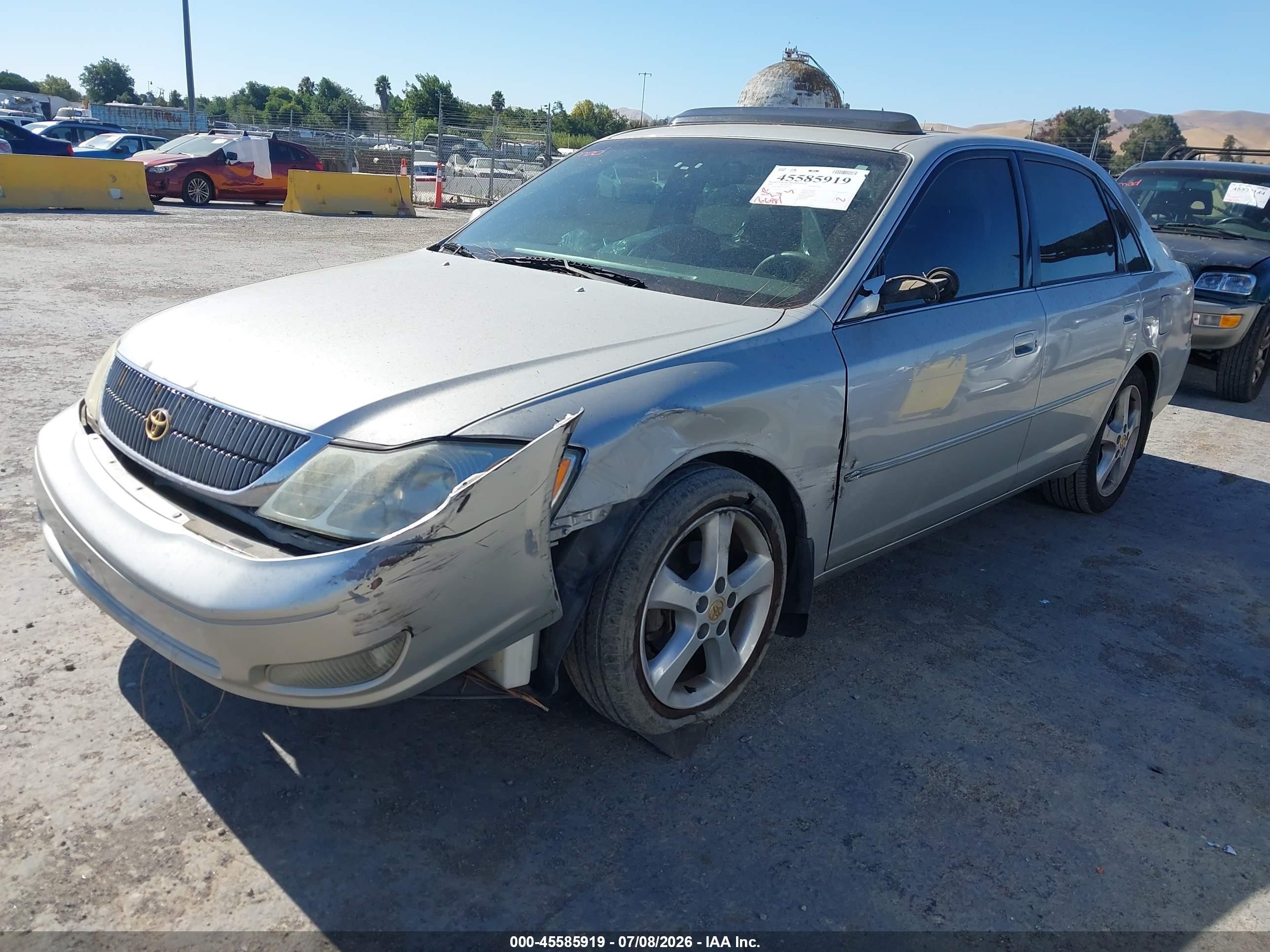 2001 Toyota Avalon Xls Silver vin: 4T1BF28B01U156957