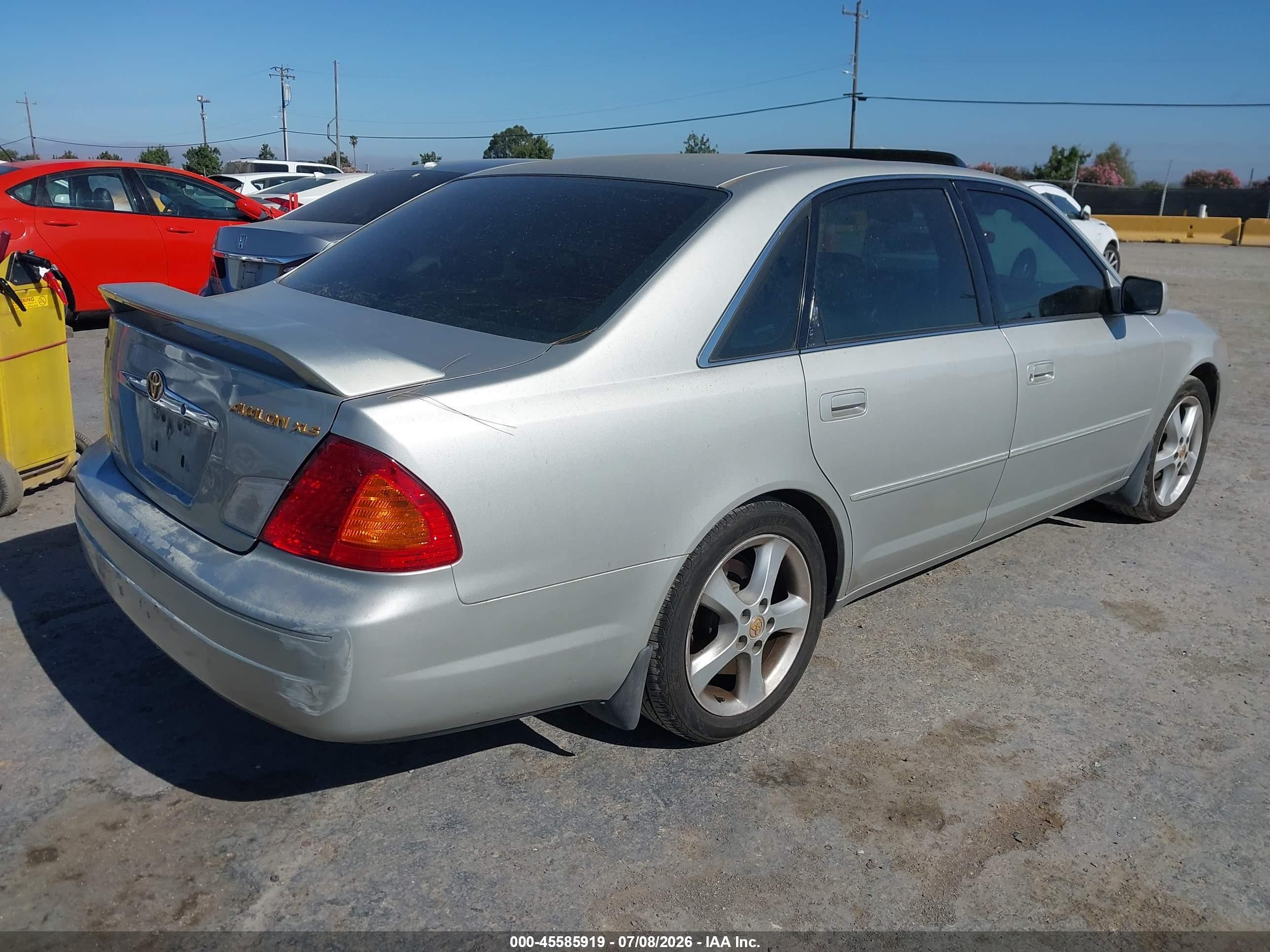 2001 Toyota Avalon Xls Silver vin: 4T1BF28B01U156957