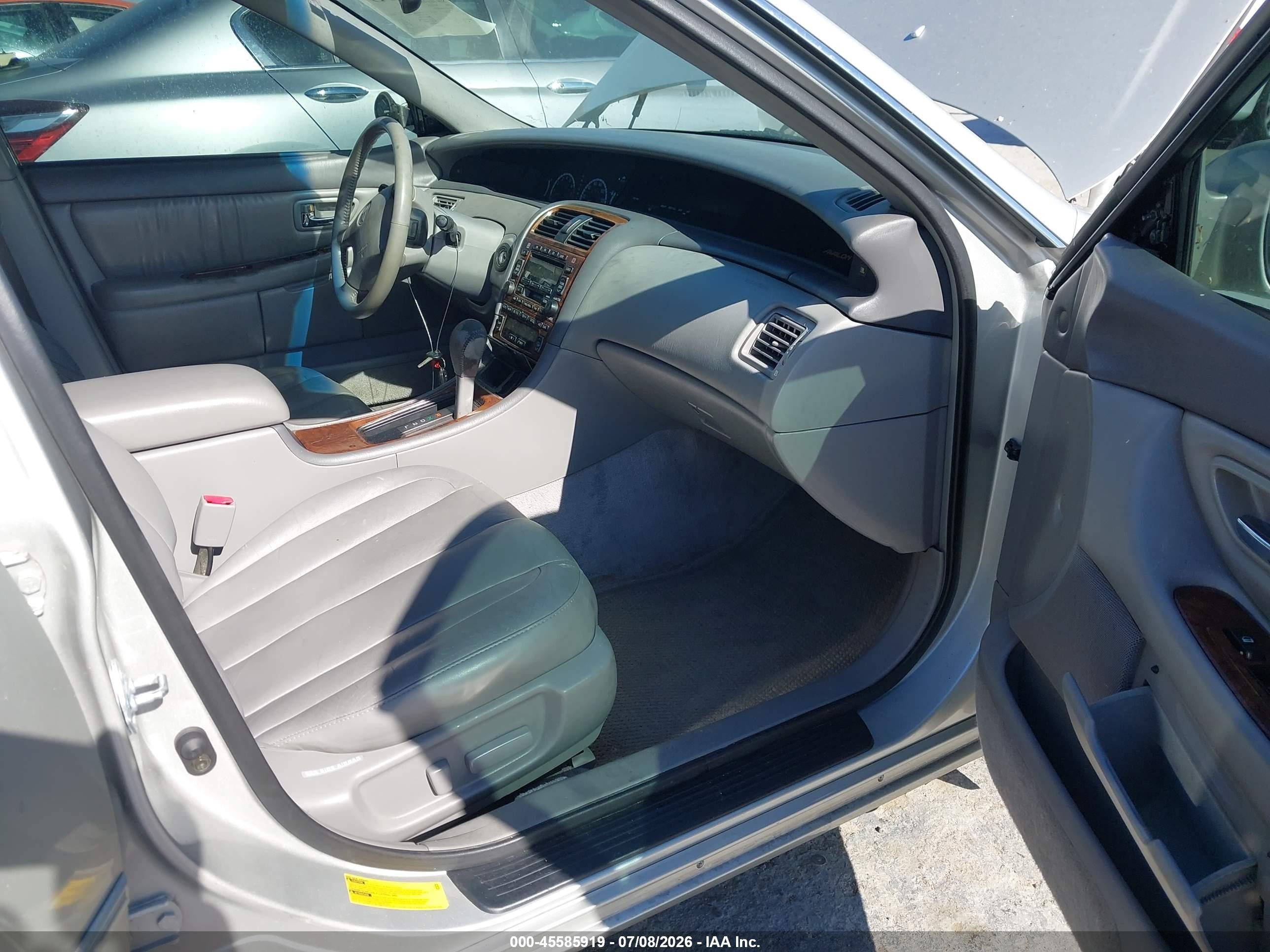 2001 Toyota Avalon Xls Silver vin: 4T1BF28B01U156957