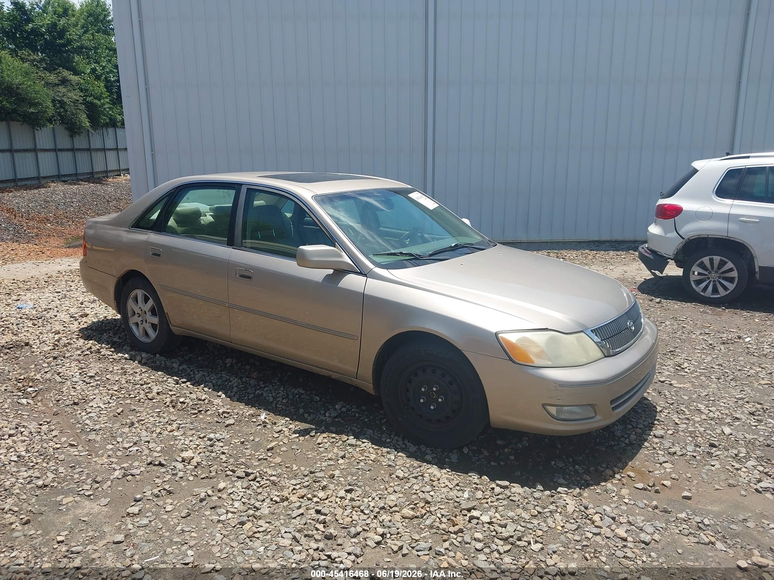 2001 Toyota Avalon Xls Gold vin: 4T1BF28B01U171801