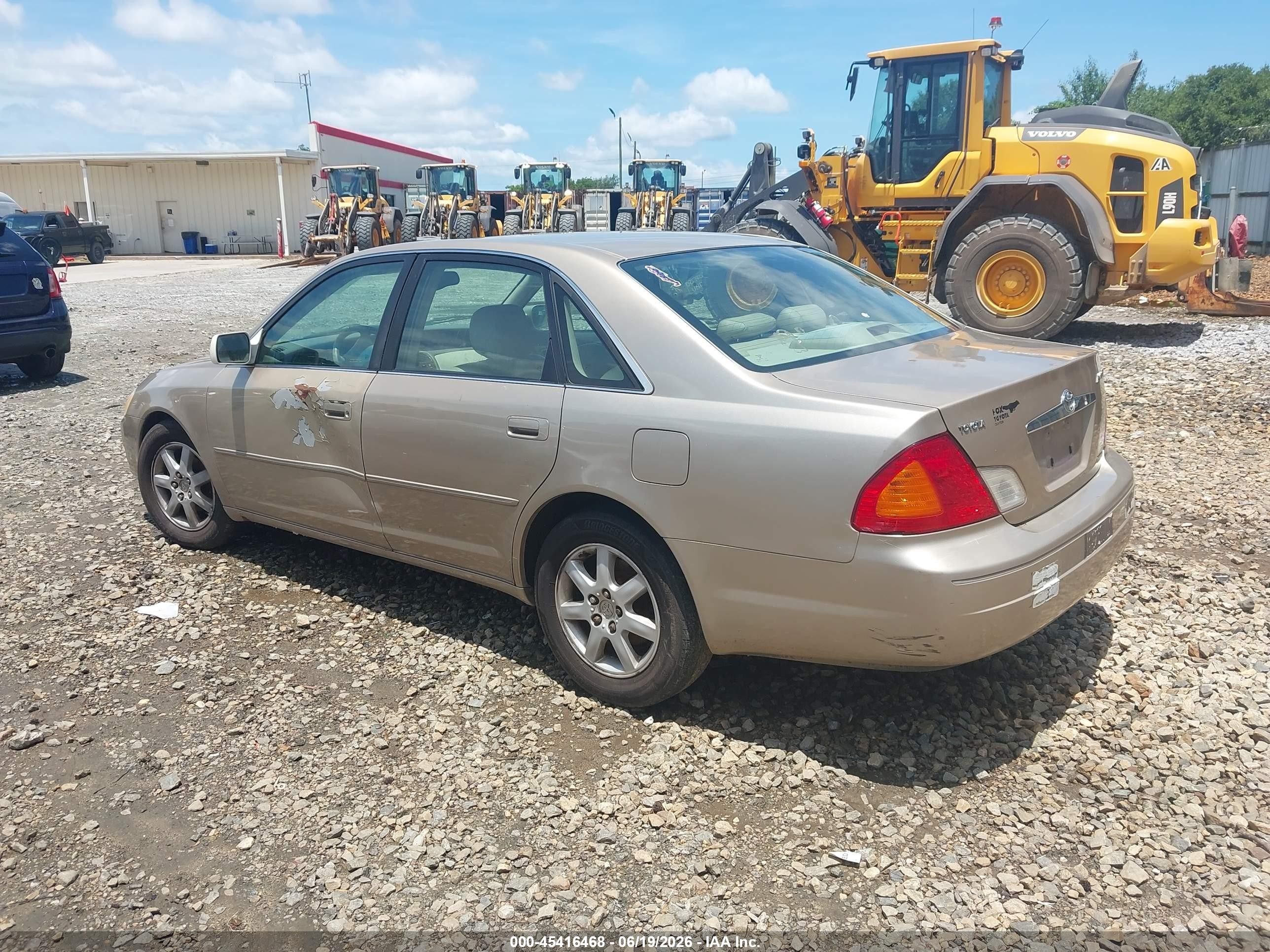 2001 Toyota Avalon Xls Gold vin: 4T1BF28B01U171801