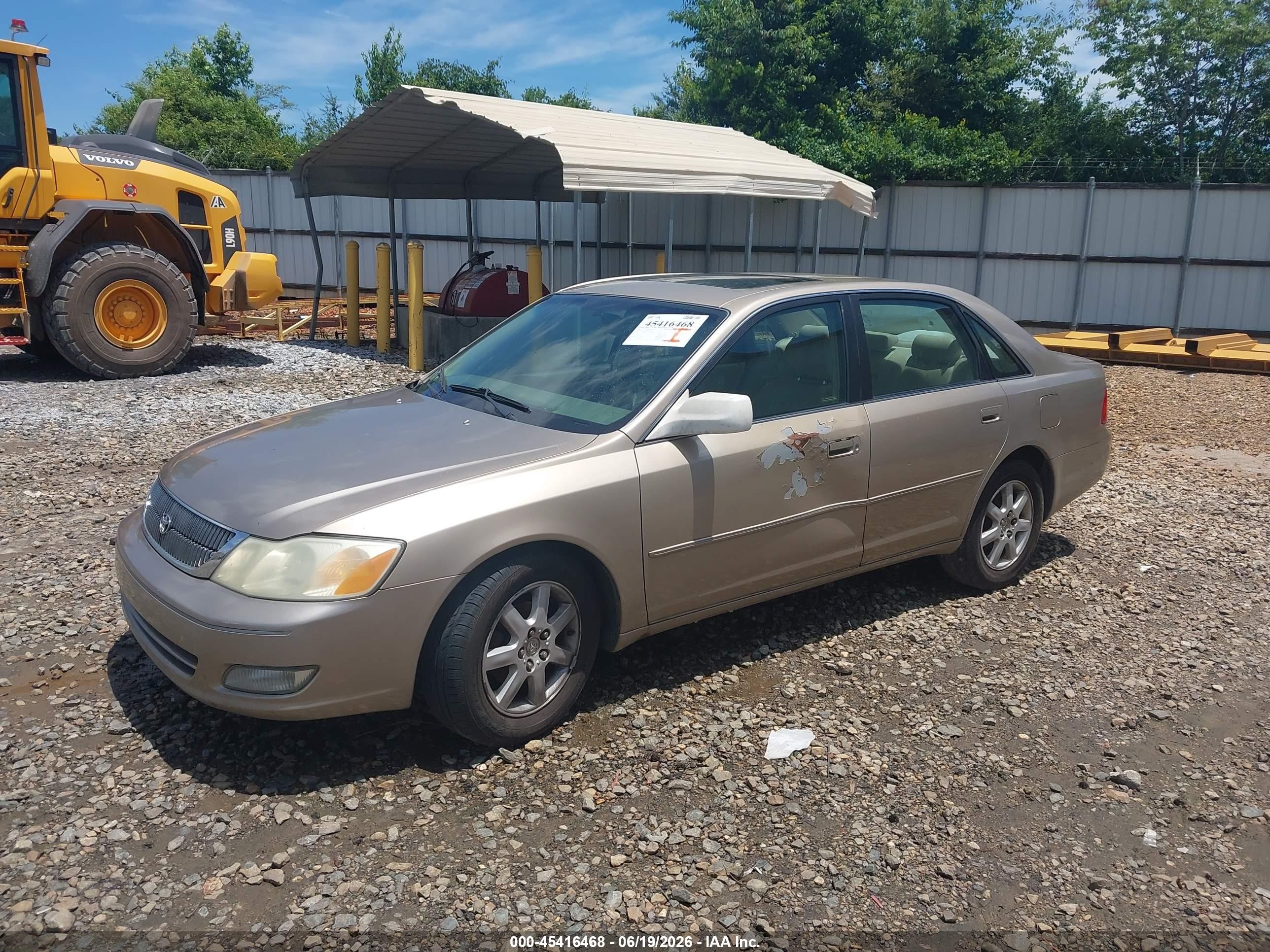 2001 Toyota Avalon Xls Gold vin: 4T1BF28B01U171801
