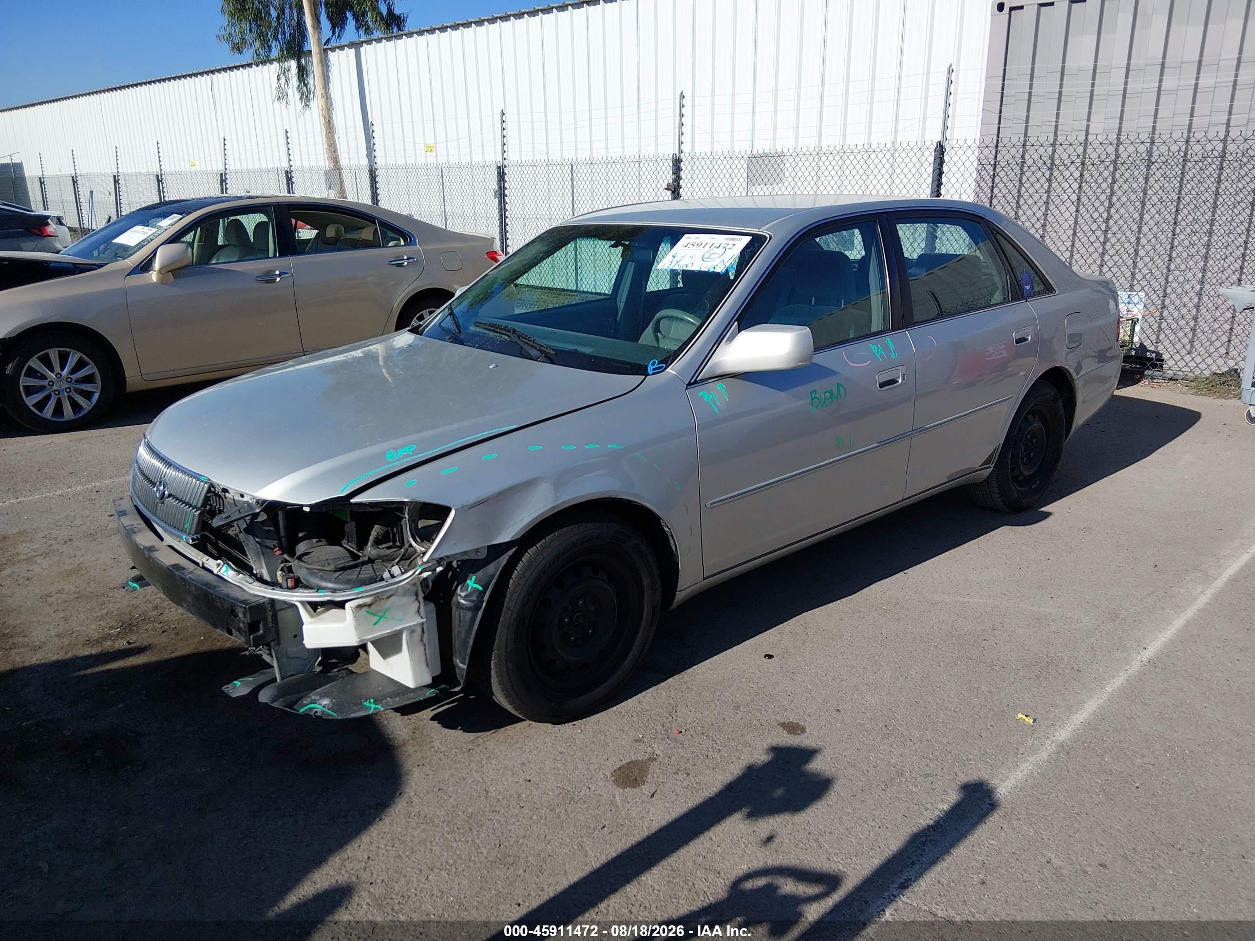 2001 Toyota Avalon Xl Silver vin: 4T1BF28B01U172348