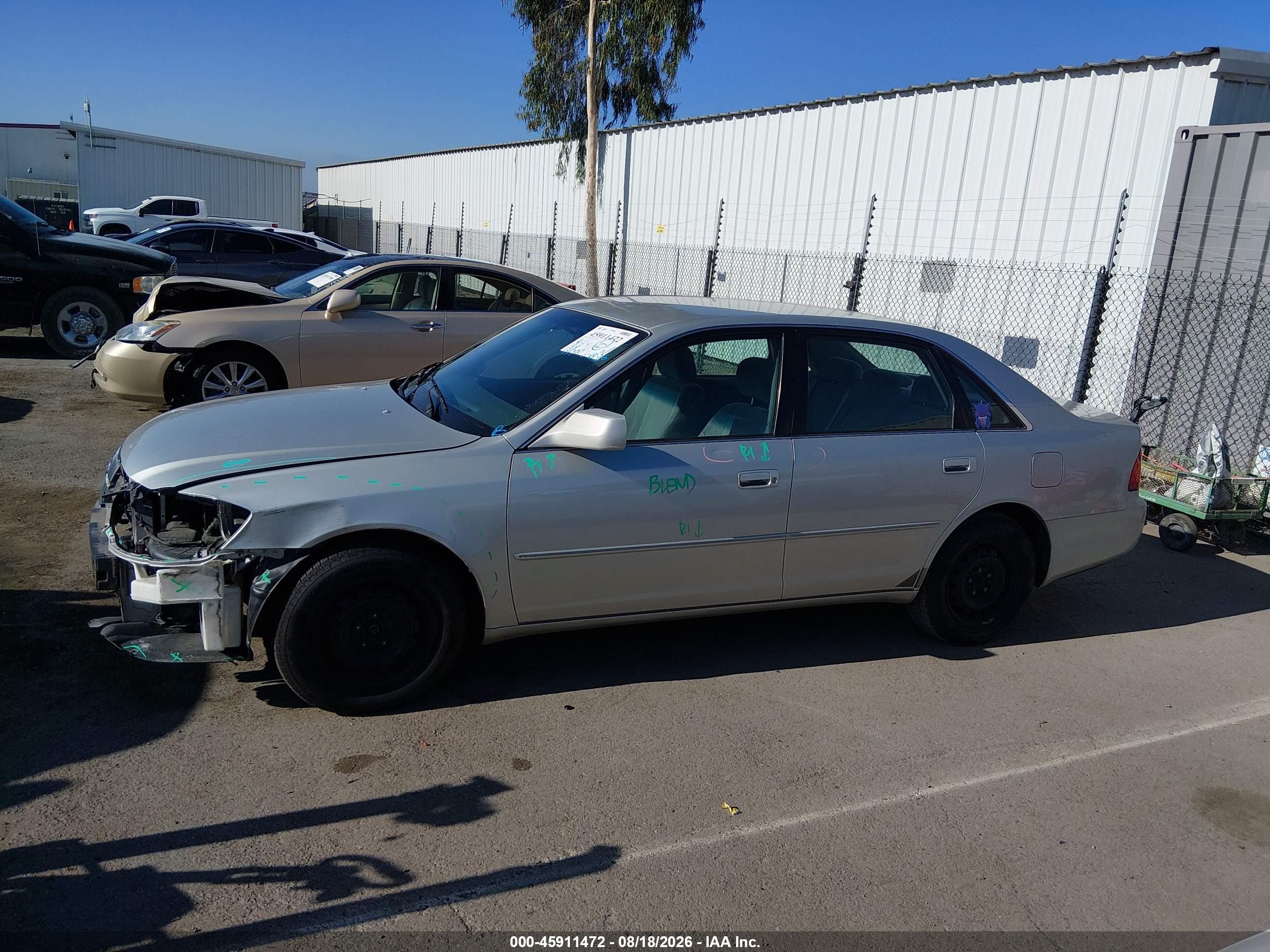2001 Toyota Avalon Xl Silver vin: 4T1BF28B01U172348