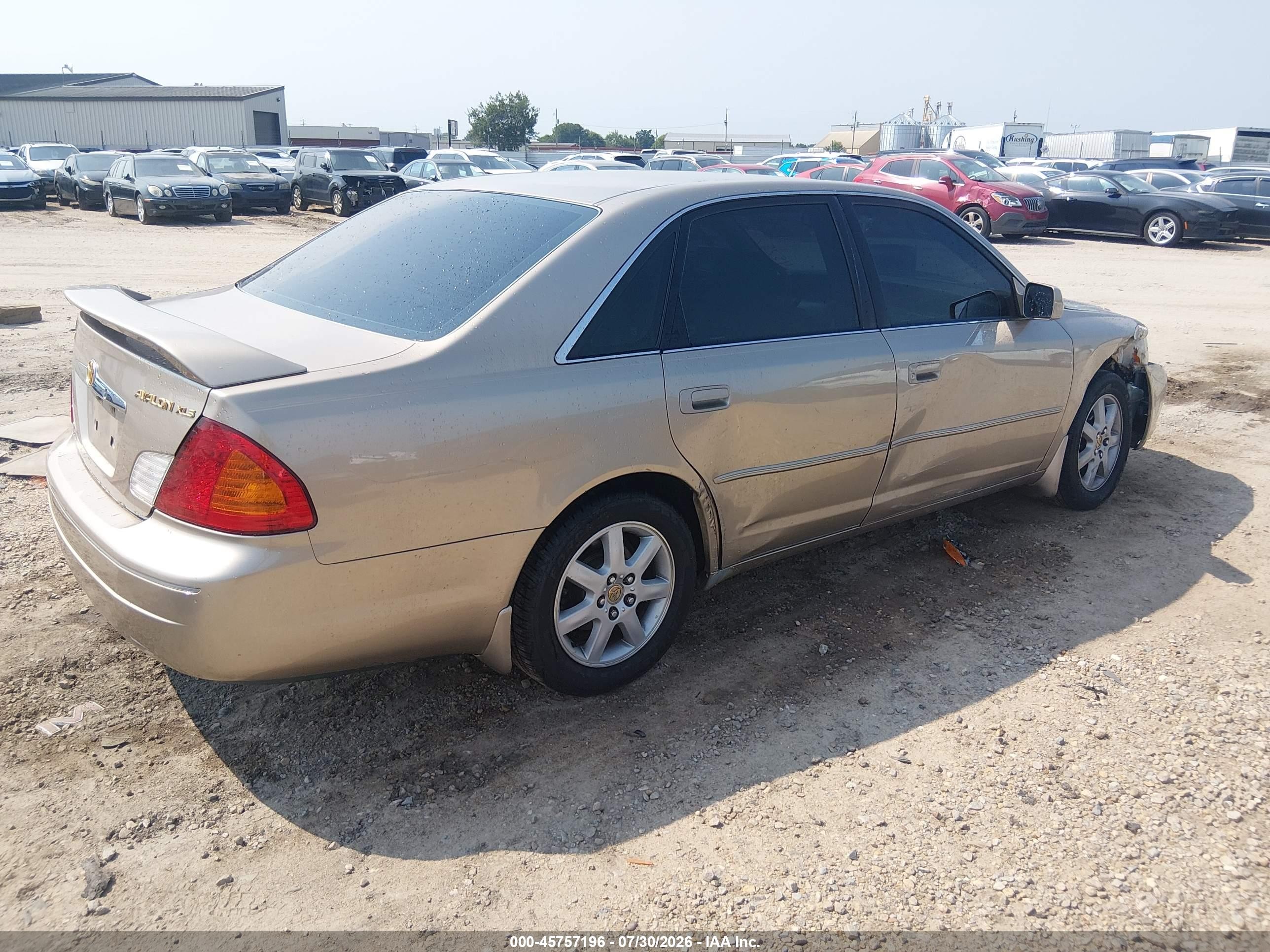 2001 Toyota Avalon Xls Gold vin: 4T1BF28B01U195306