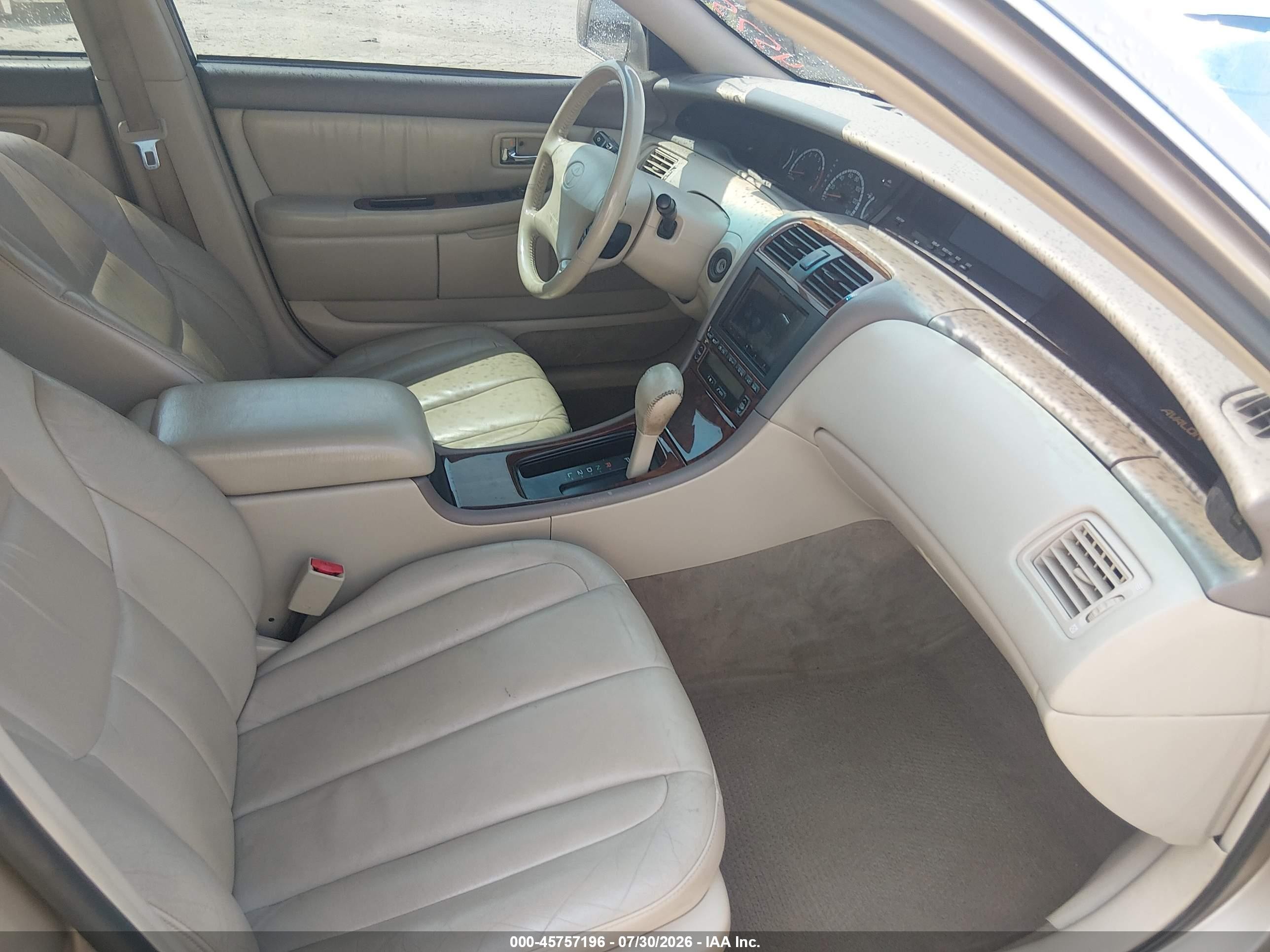 2001 Toyota Avalon Xls Gold vin: 4T1BF28B01U195306