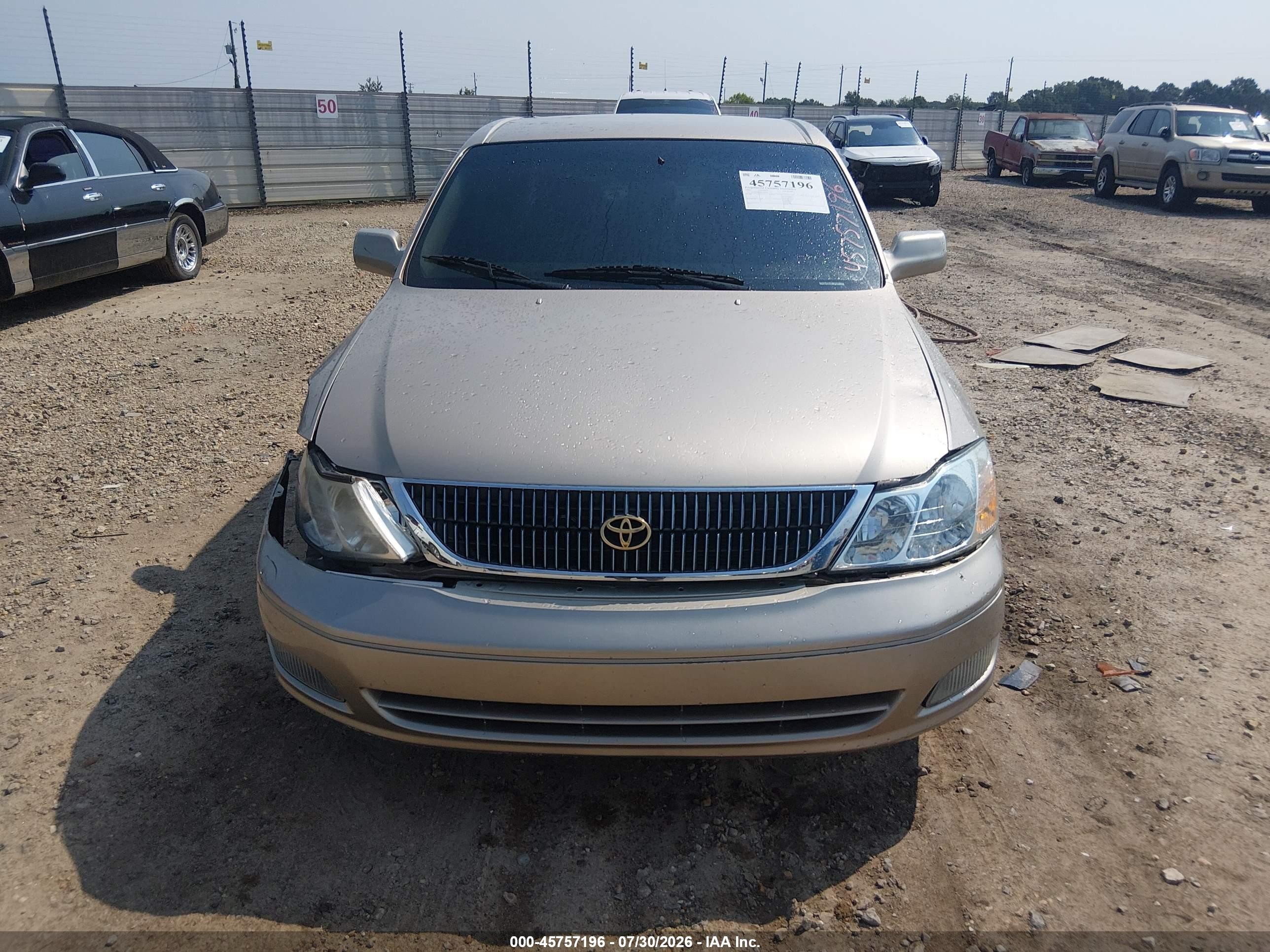 2001 Toyota Avalon Xls Gold vin: 4T1BF28B01U195306