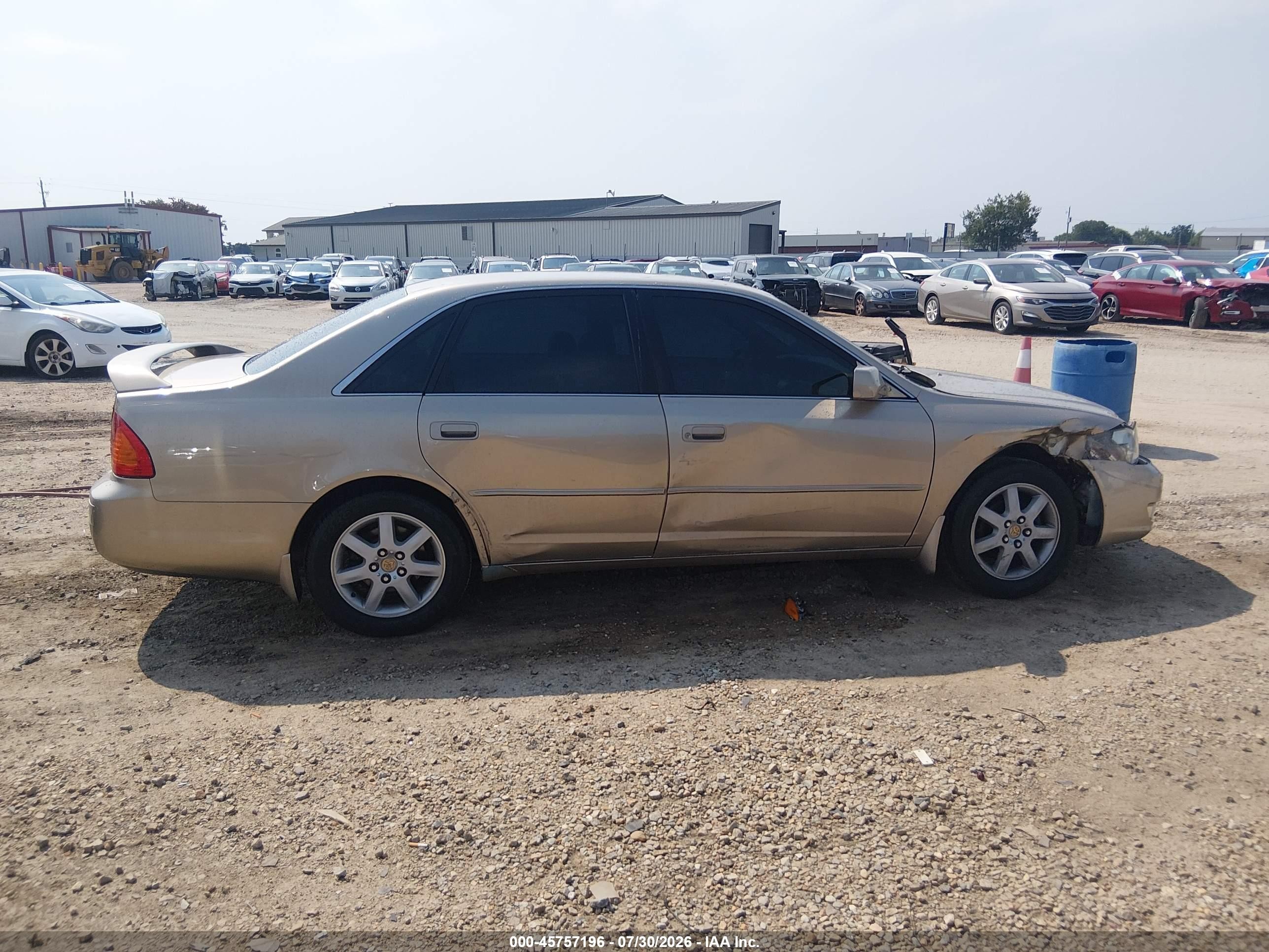 2001 Toyota Avalon Xls Gold vin: 4T1BF28B01U195306