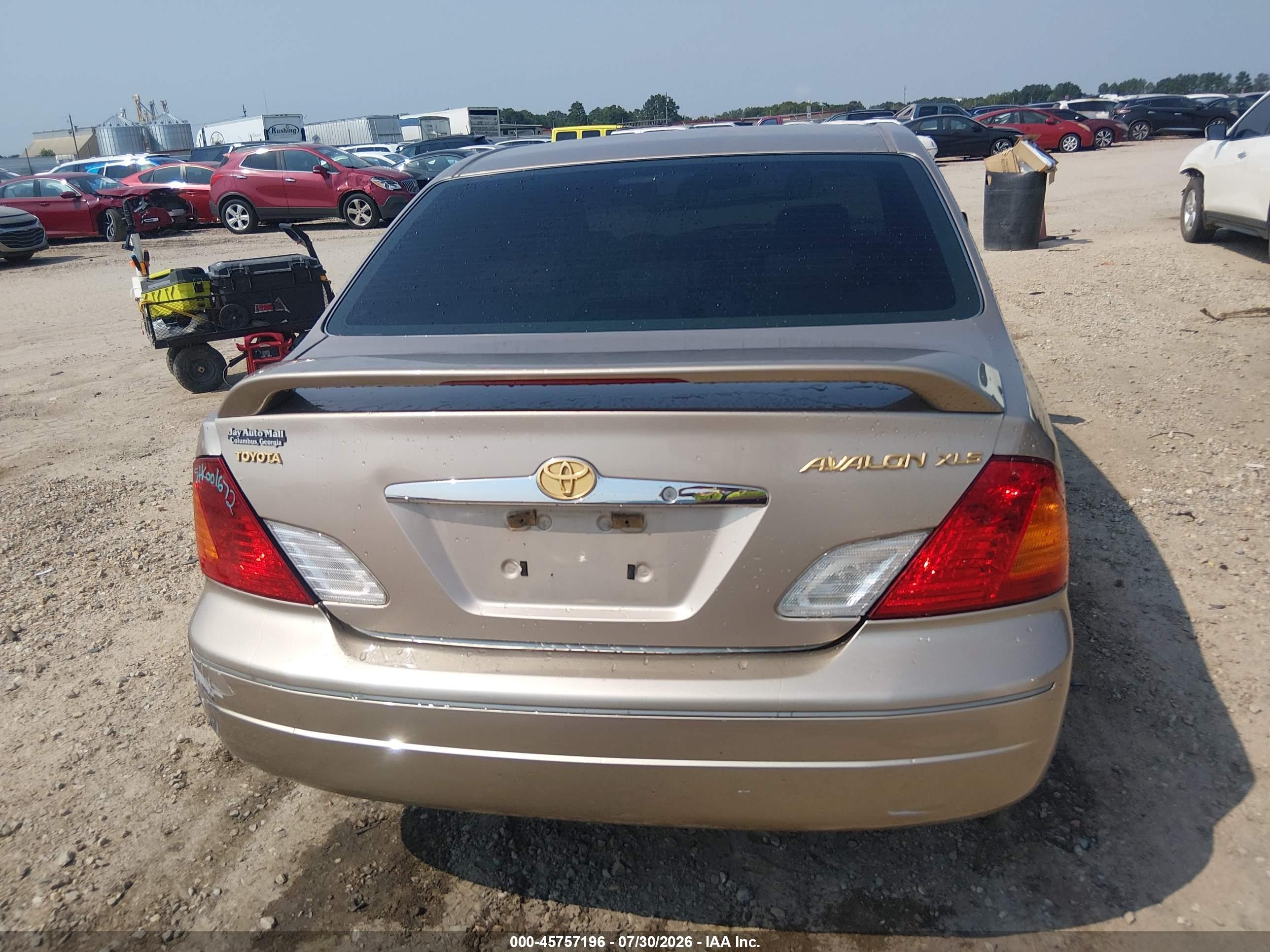 2001 Toyota Avalon Xls Gold vin: 4T1BF28B01U195306