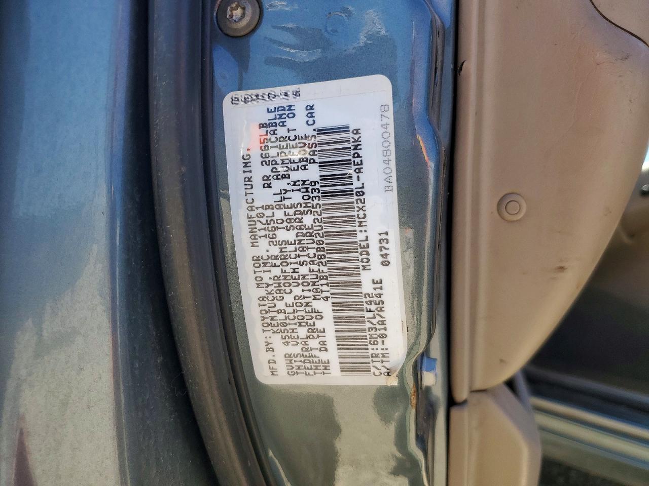 2002 Toyota Avalon Xl Gray vin: 4T1BF28B02U225339