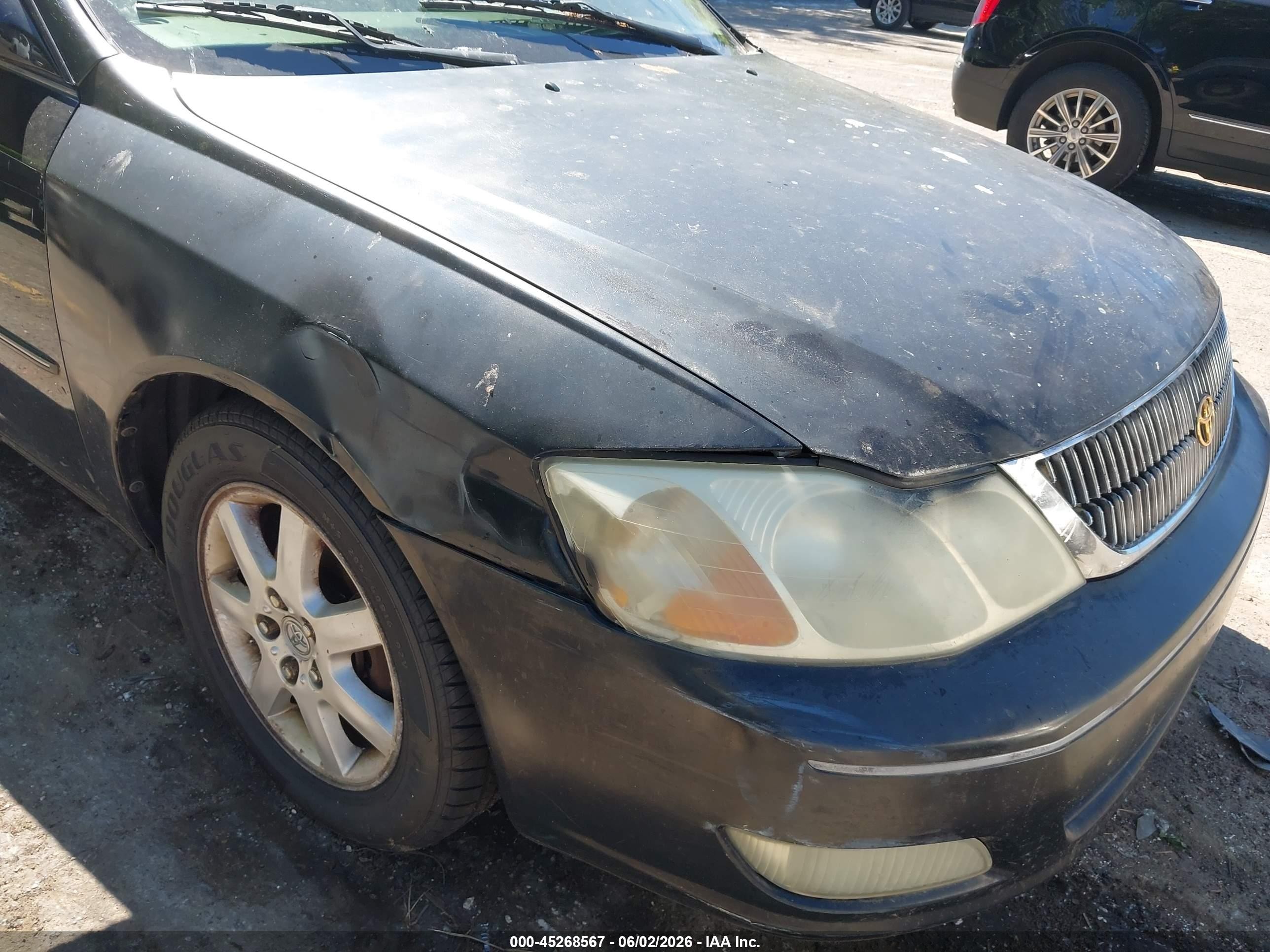 2002 Toyota Avalon Xls Black vin: 4T1BF28B02U233084